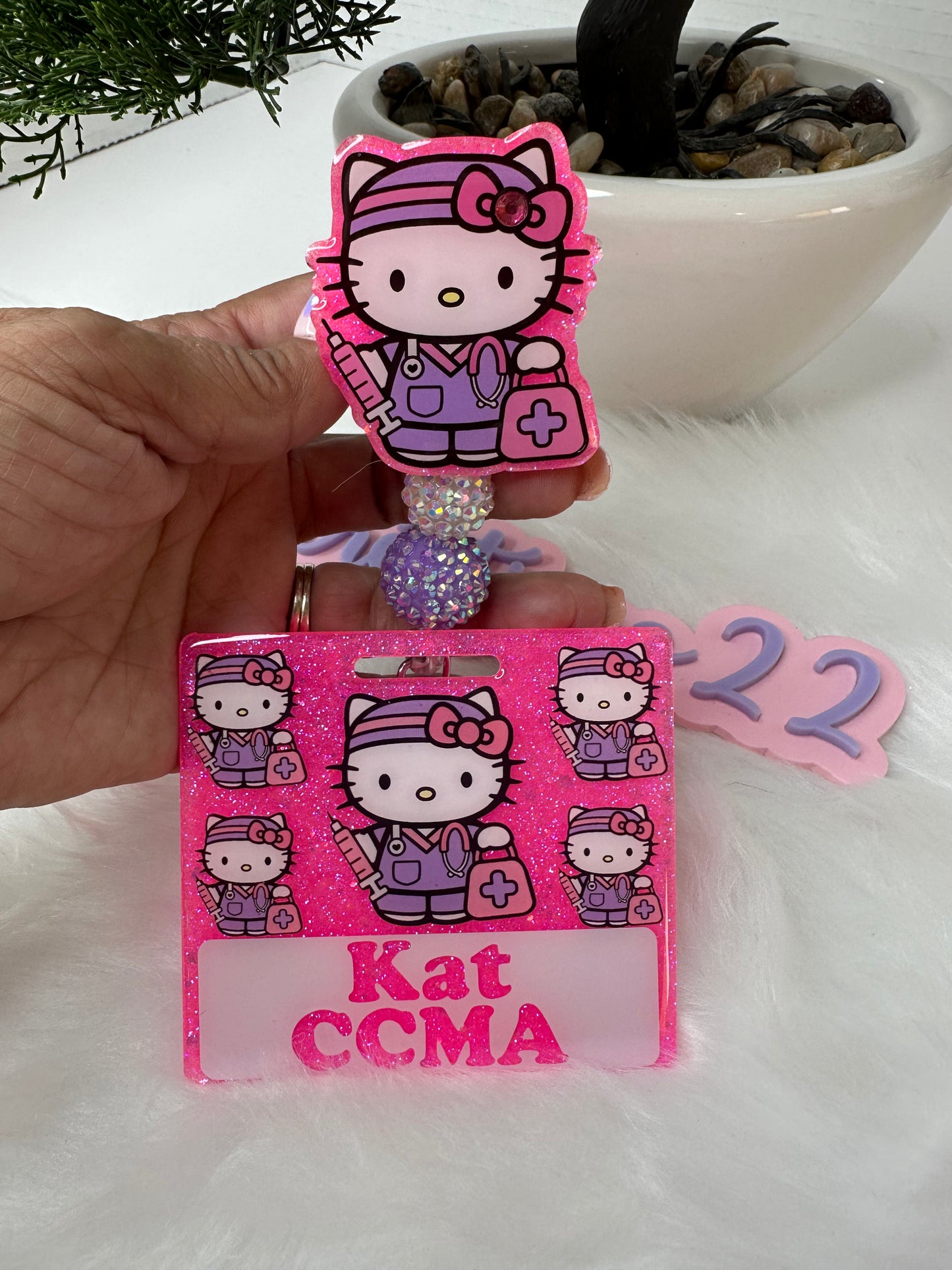 HK Nurse Assistant Badge Buddy Set