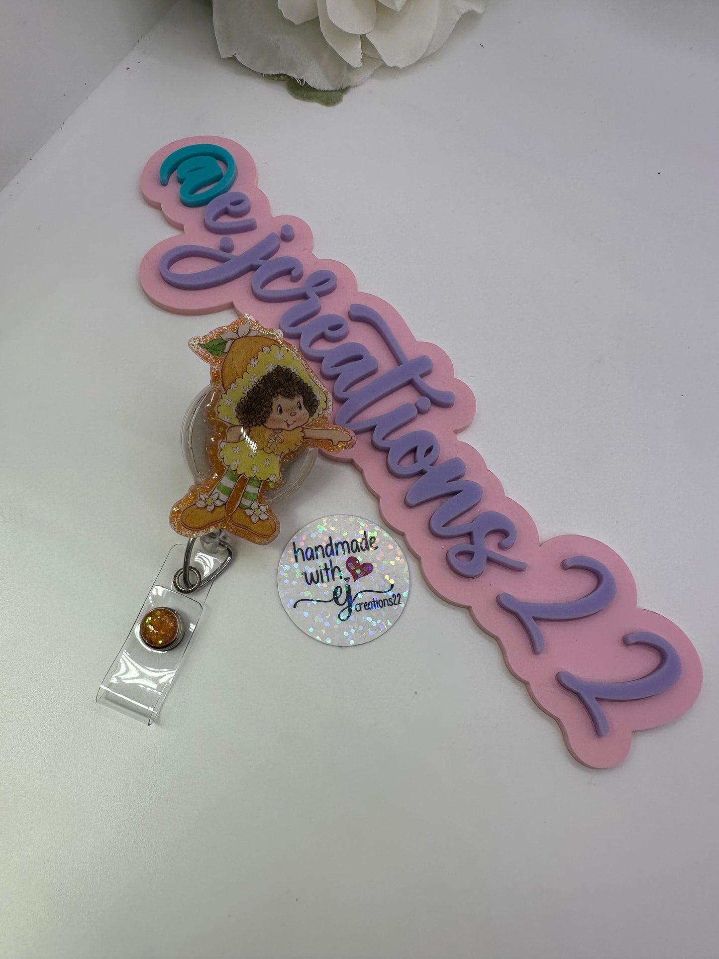 03 Orange Blossom Character Badge Reel
