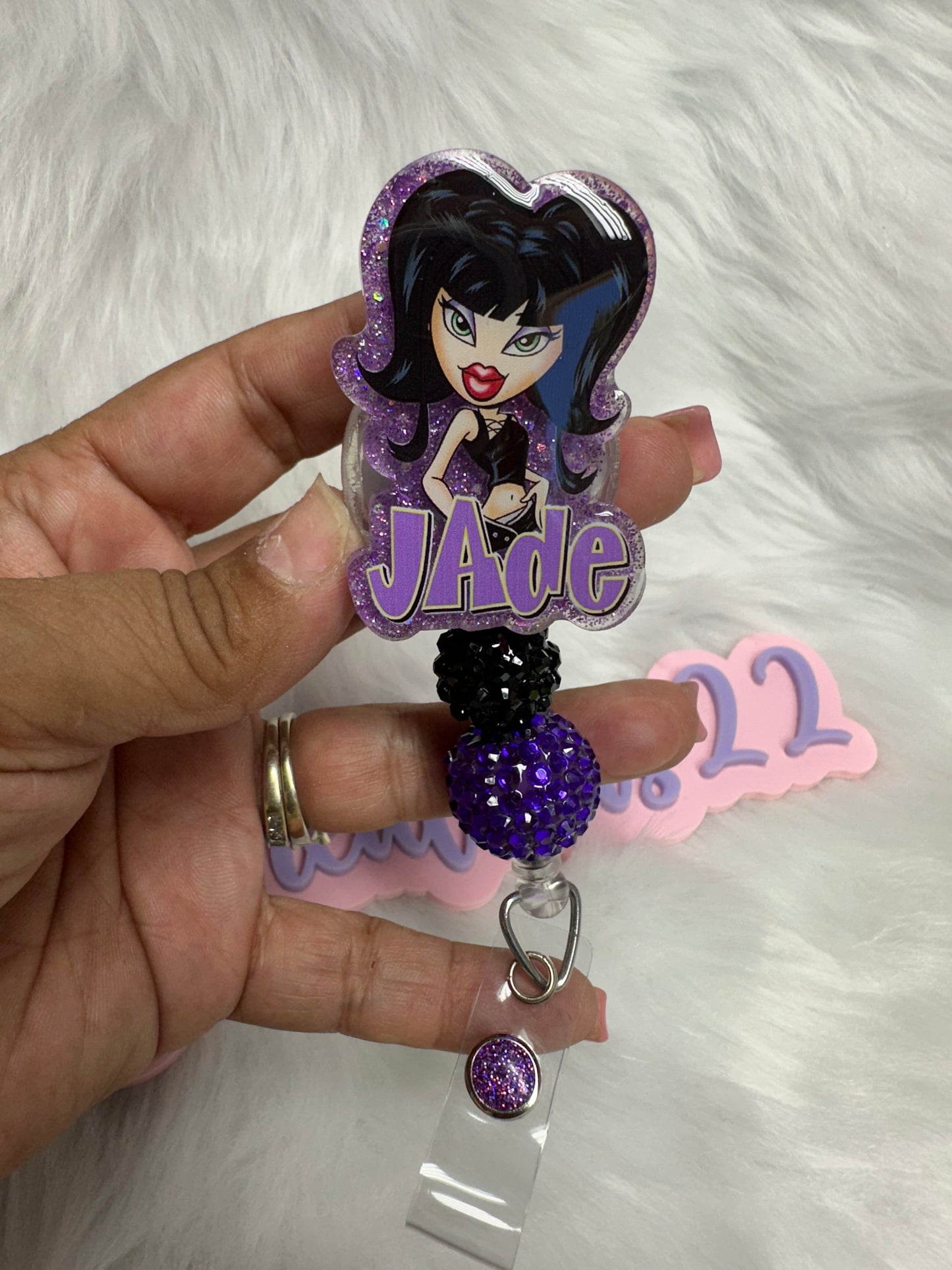 Jane Bratz Badge Reel