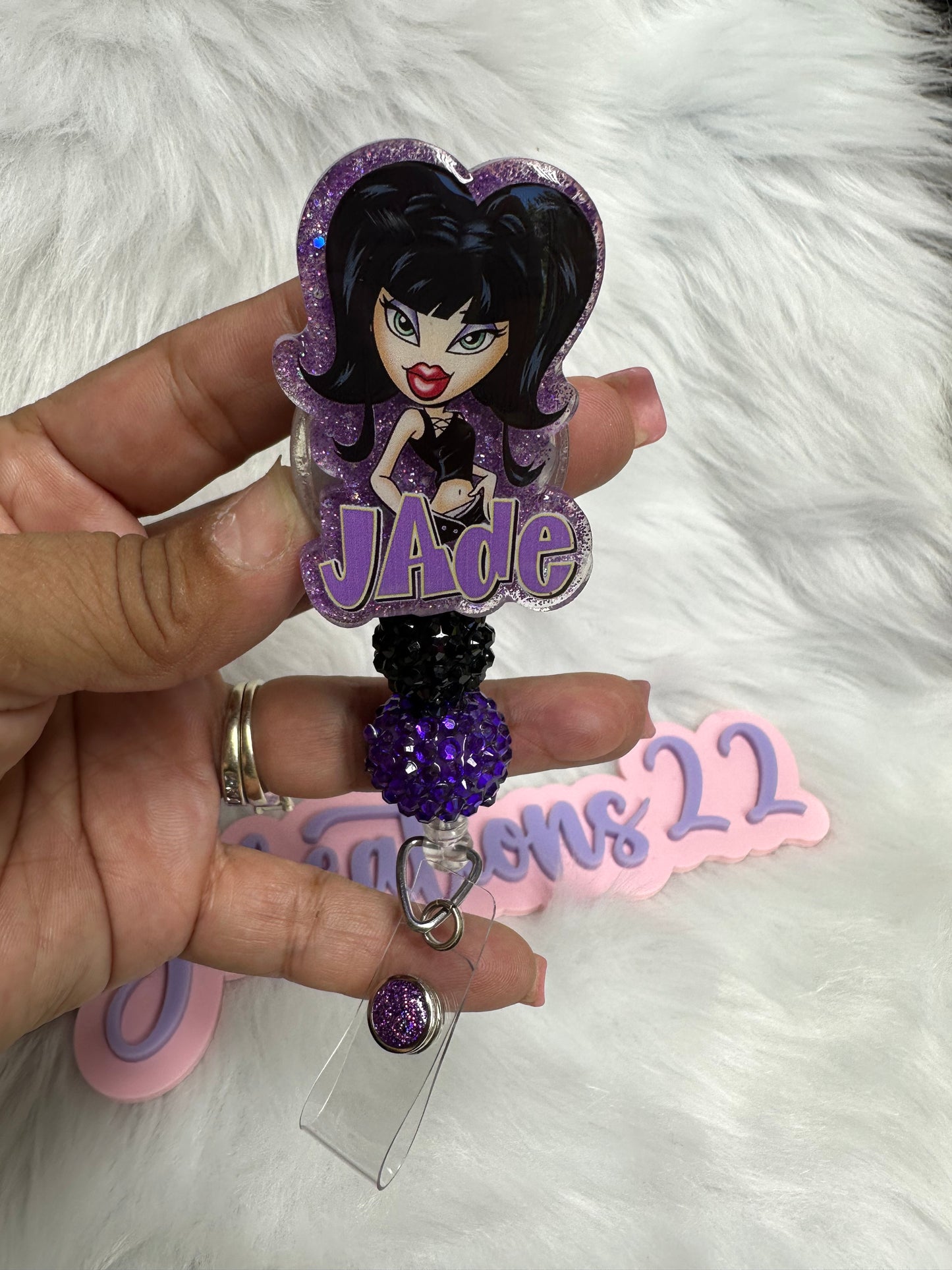 Jane Bratz Badge Reel