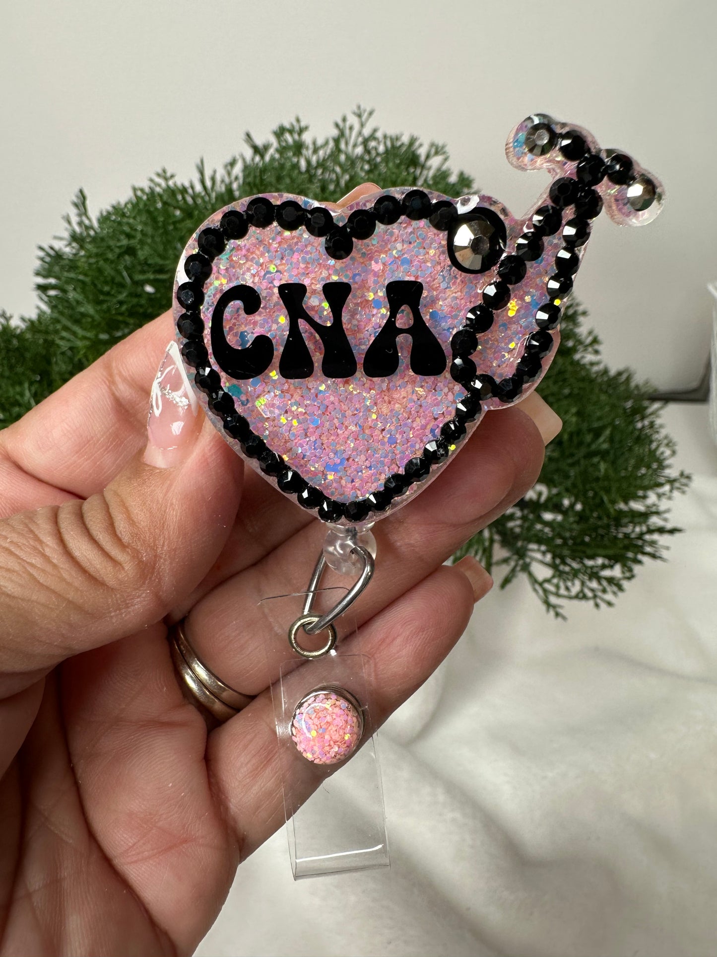 CNA Nurse Heart Badge Reel