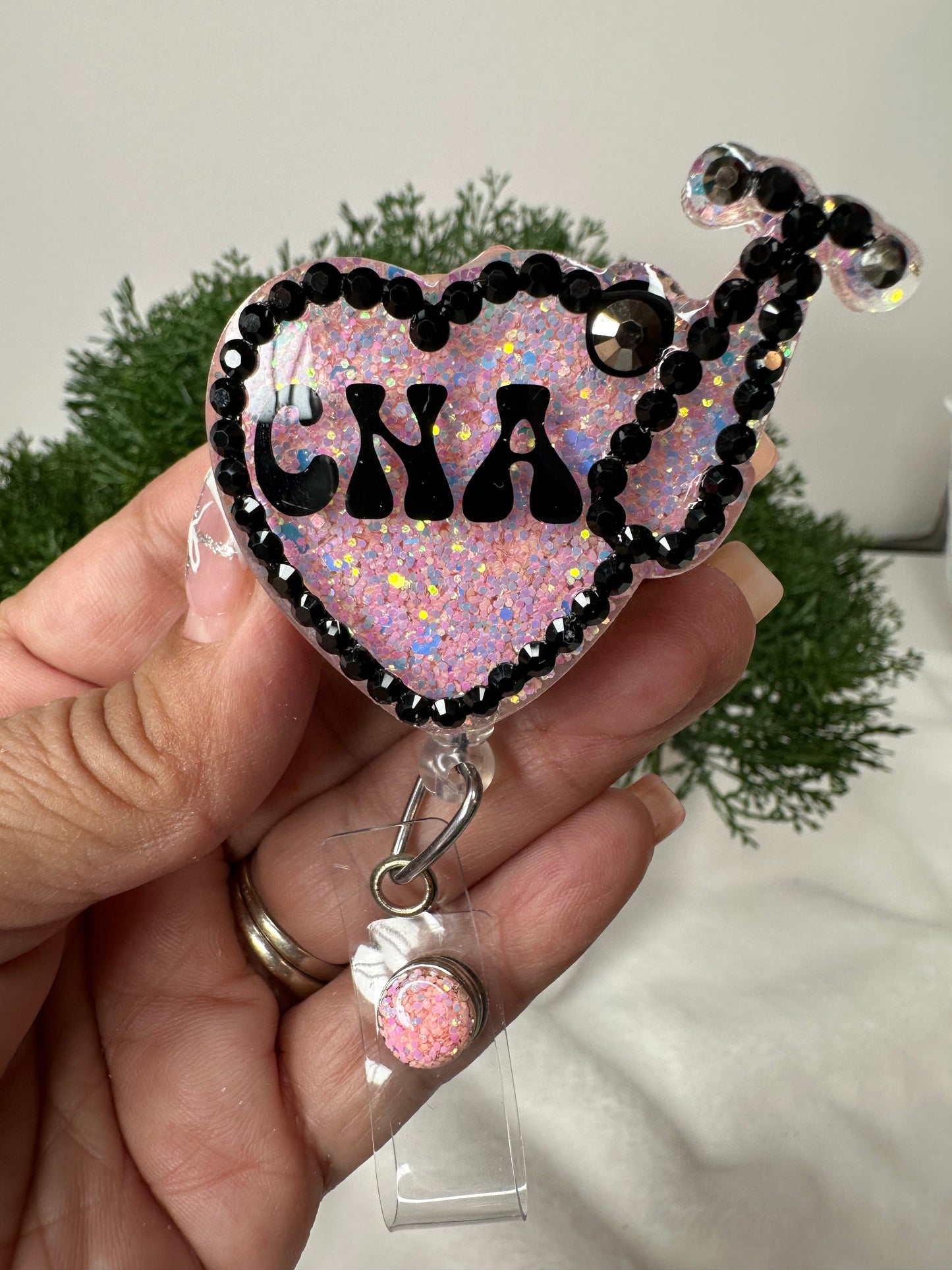 CNA Nurse Heart Badge Reel