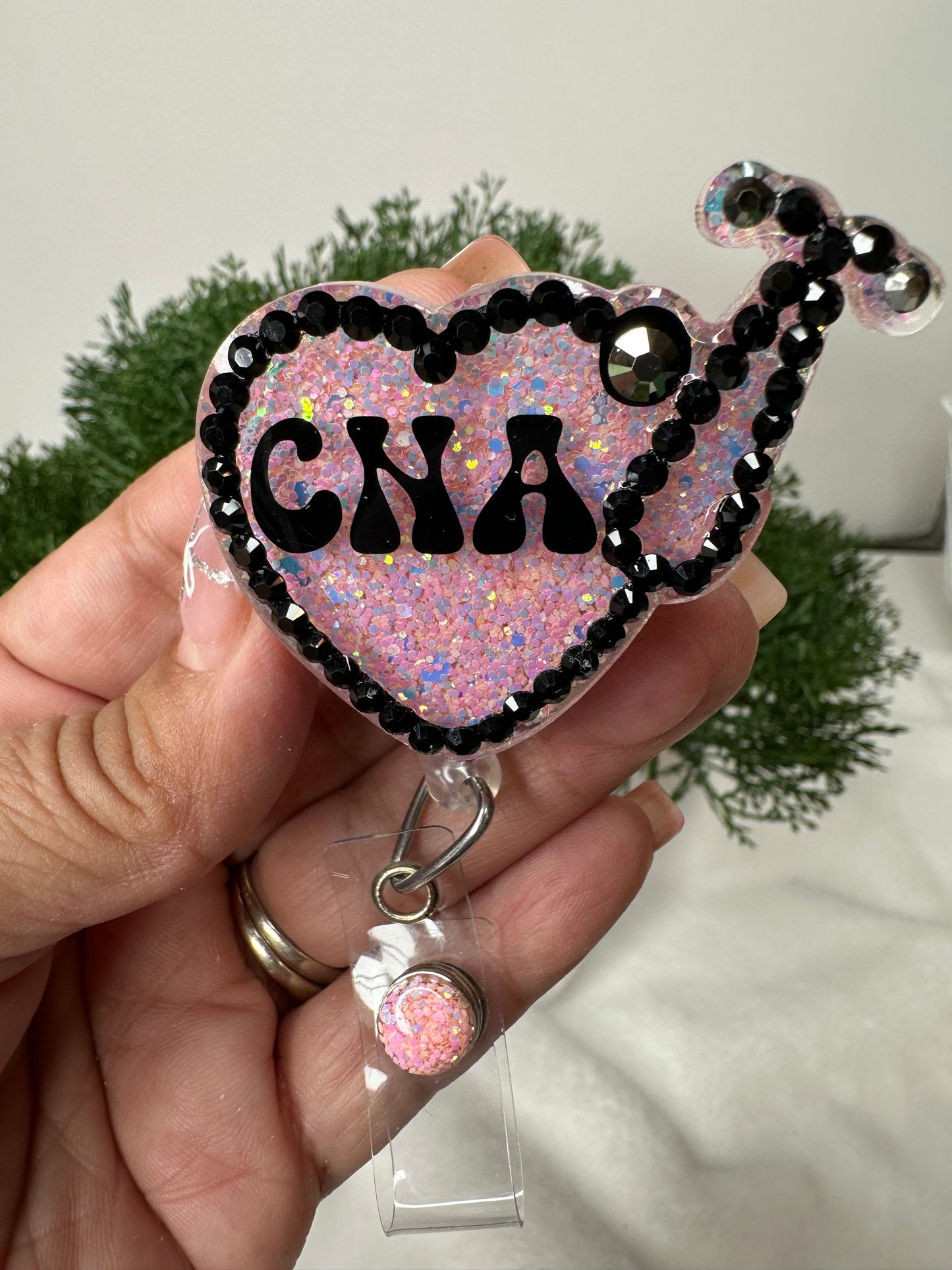 CNA Nurse Heart Badge Reel
