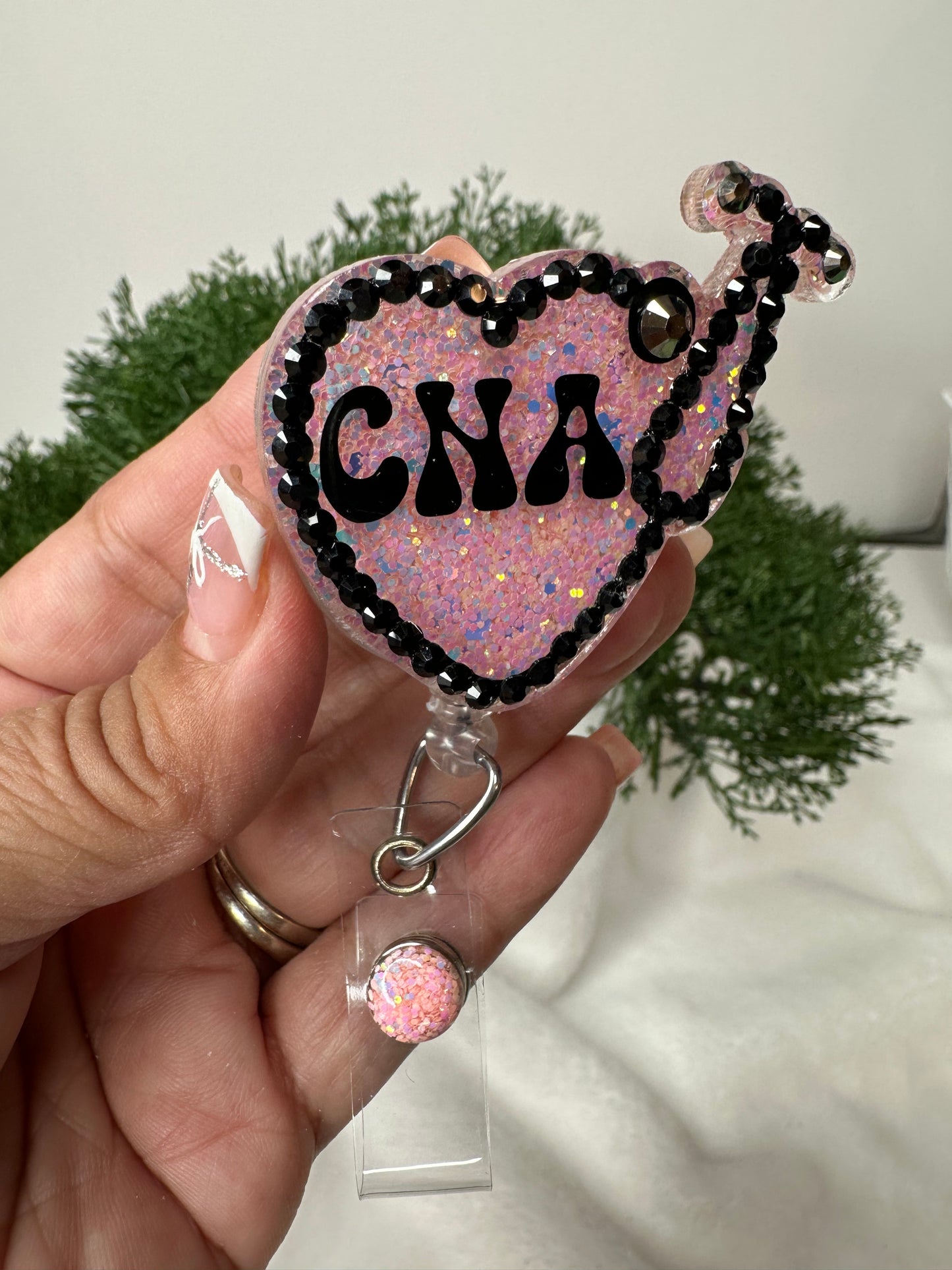 CNA Nurse Heart Badge Reel