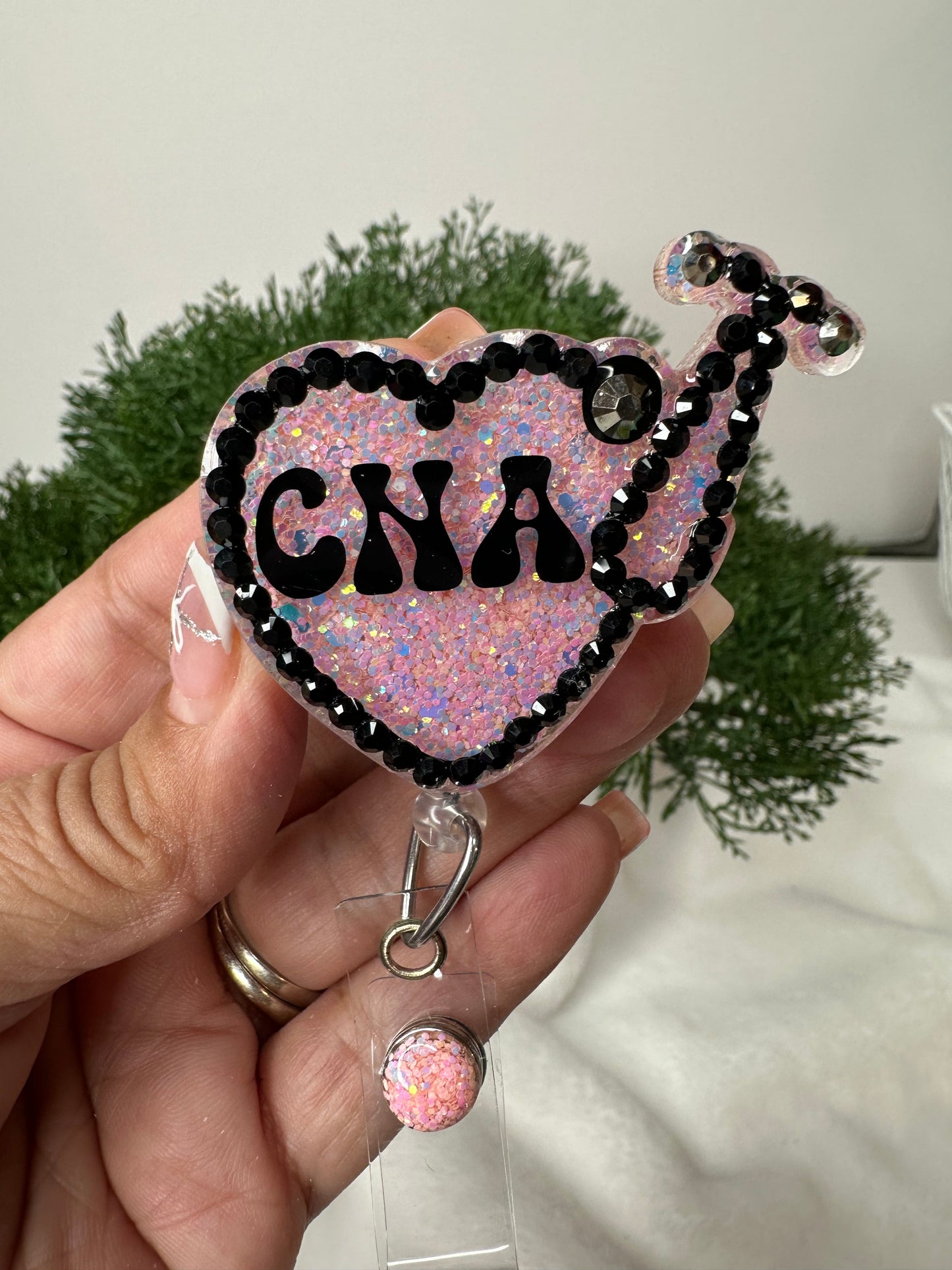 CNA Nurse Heart Badge Reel