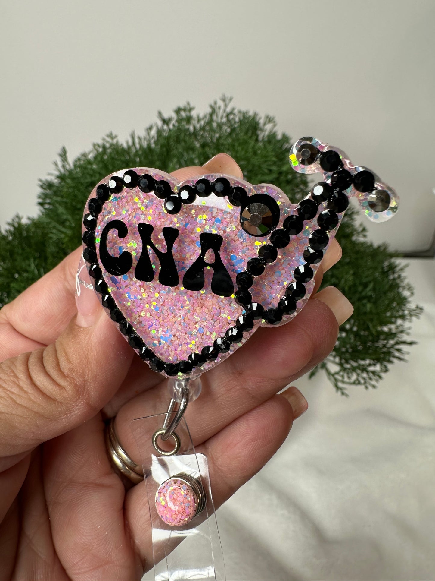CNA Nurse Heart Badge Reel
