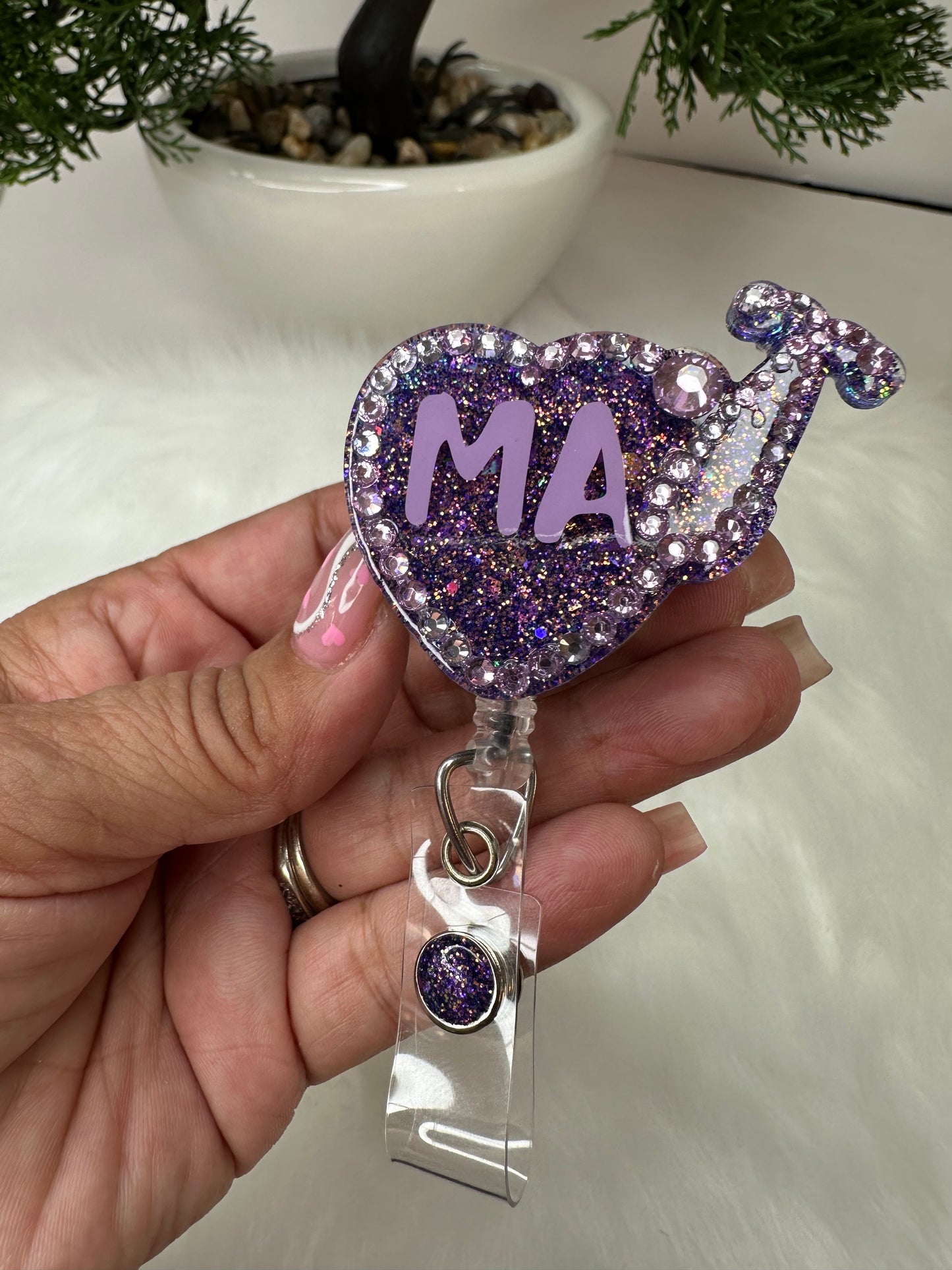 MA Nurse Heart Badge Reel
