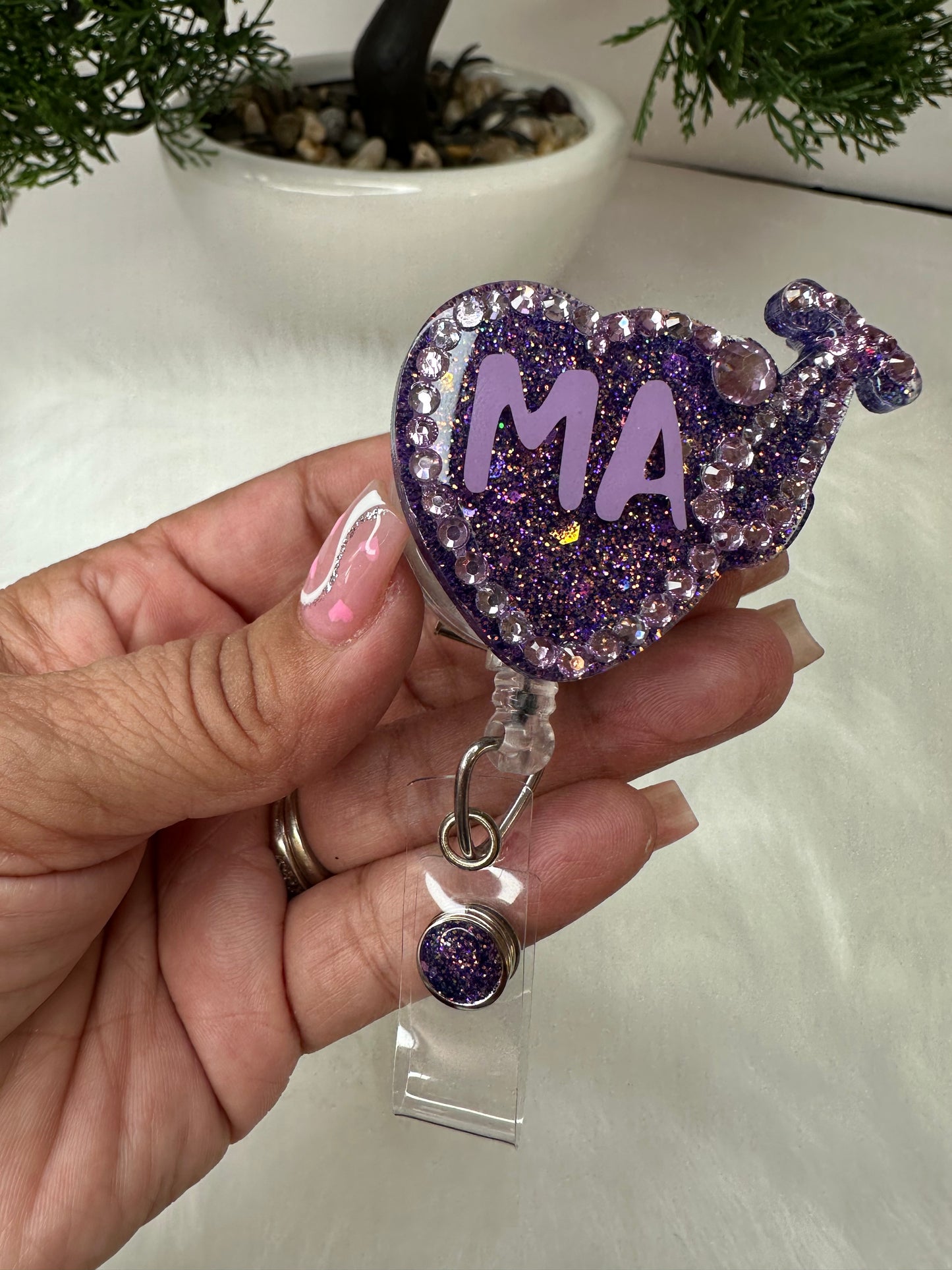 MA Nurse Heart Badge Reel