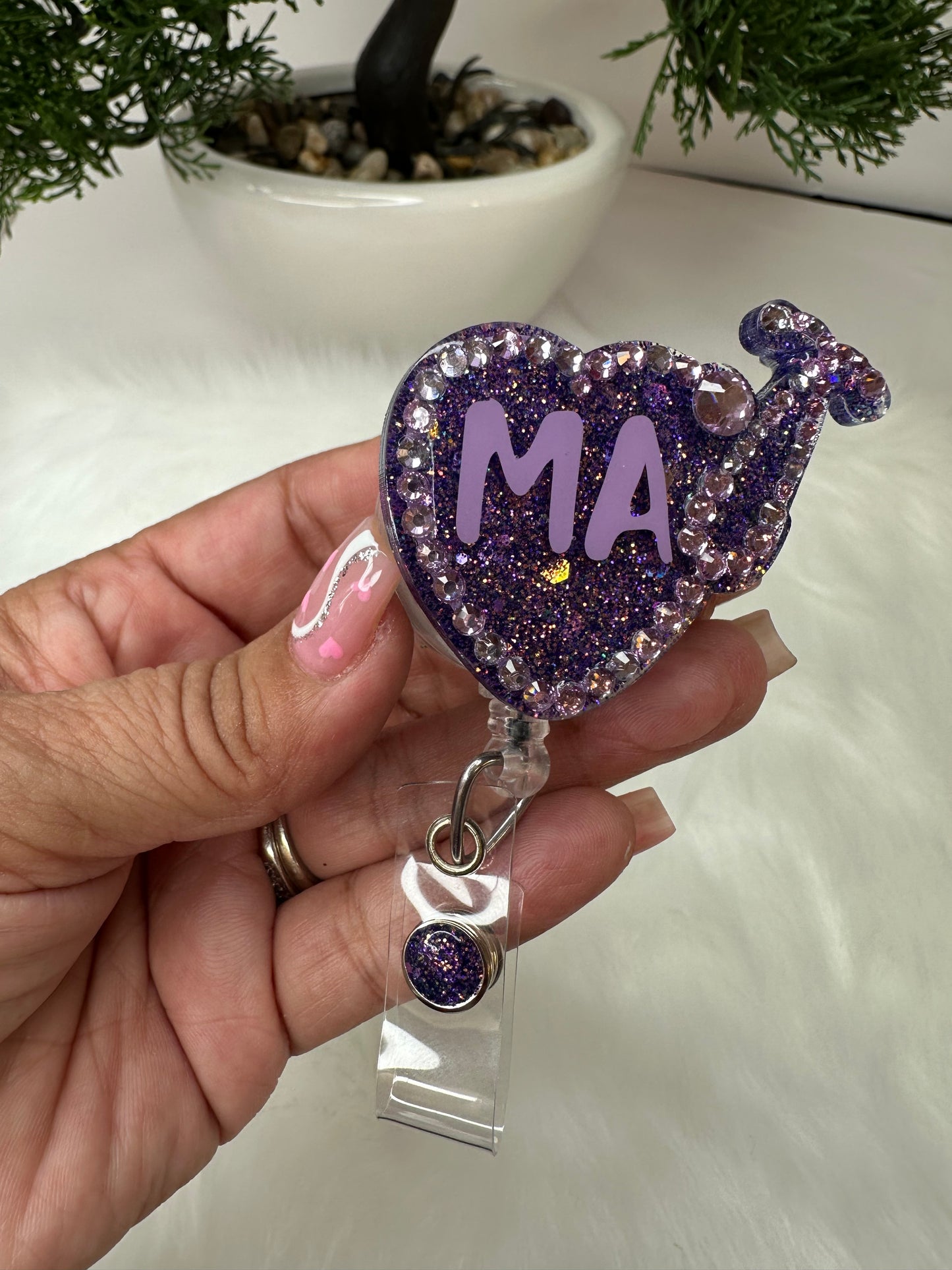 MA Nurse Heart Badge Reel