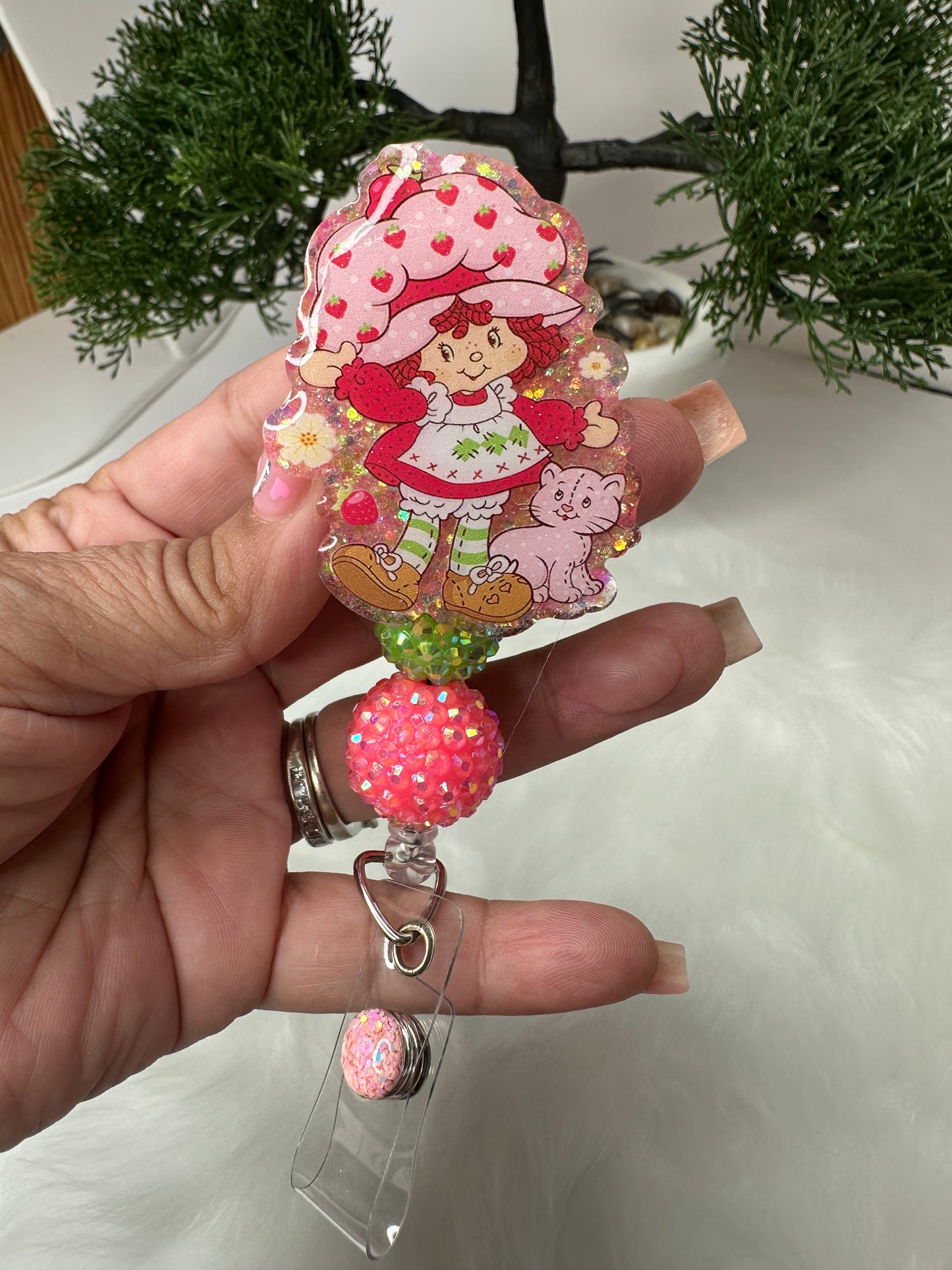 Strawberry Girl Badge Reel