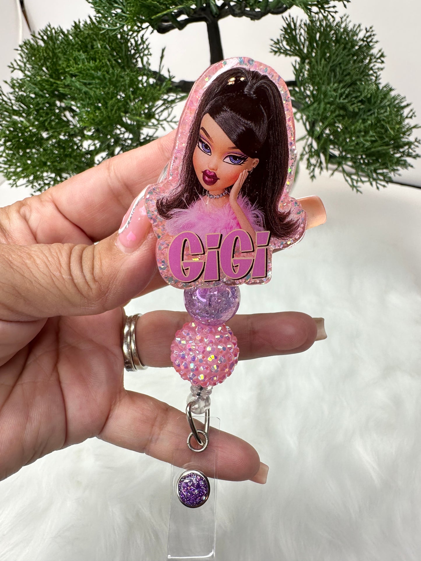 Gigi Bratz Doll Badge Reel