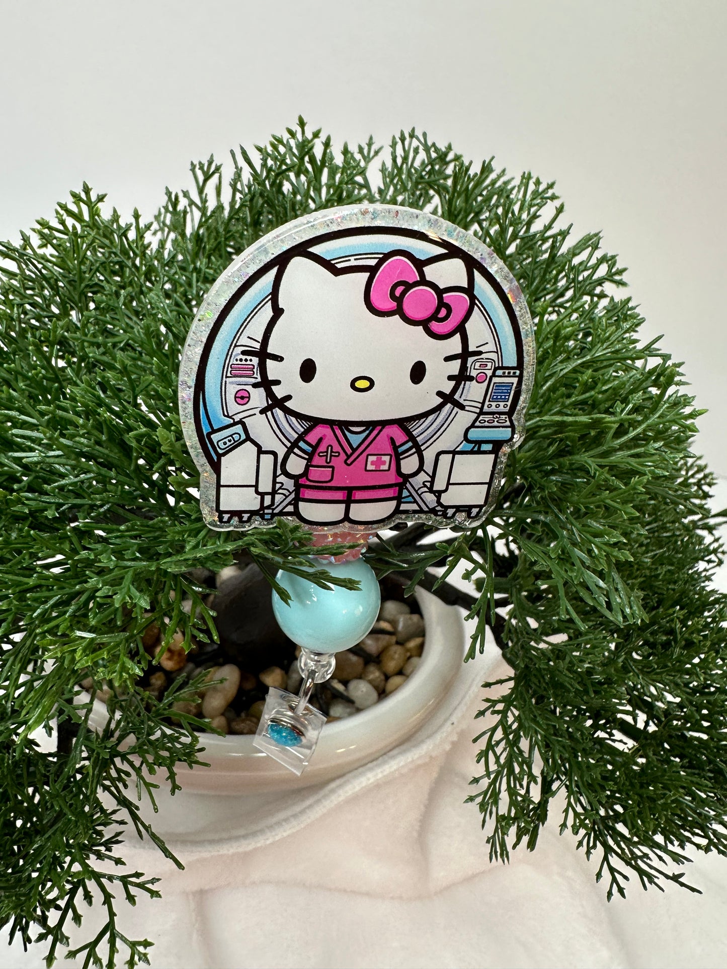 Kitty MRI Badge Reel