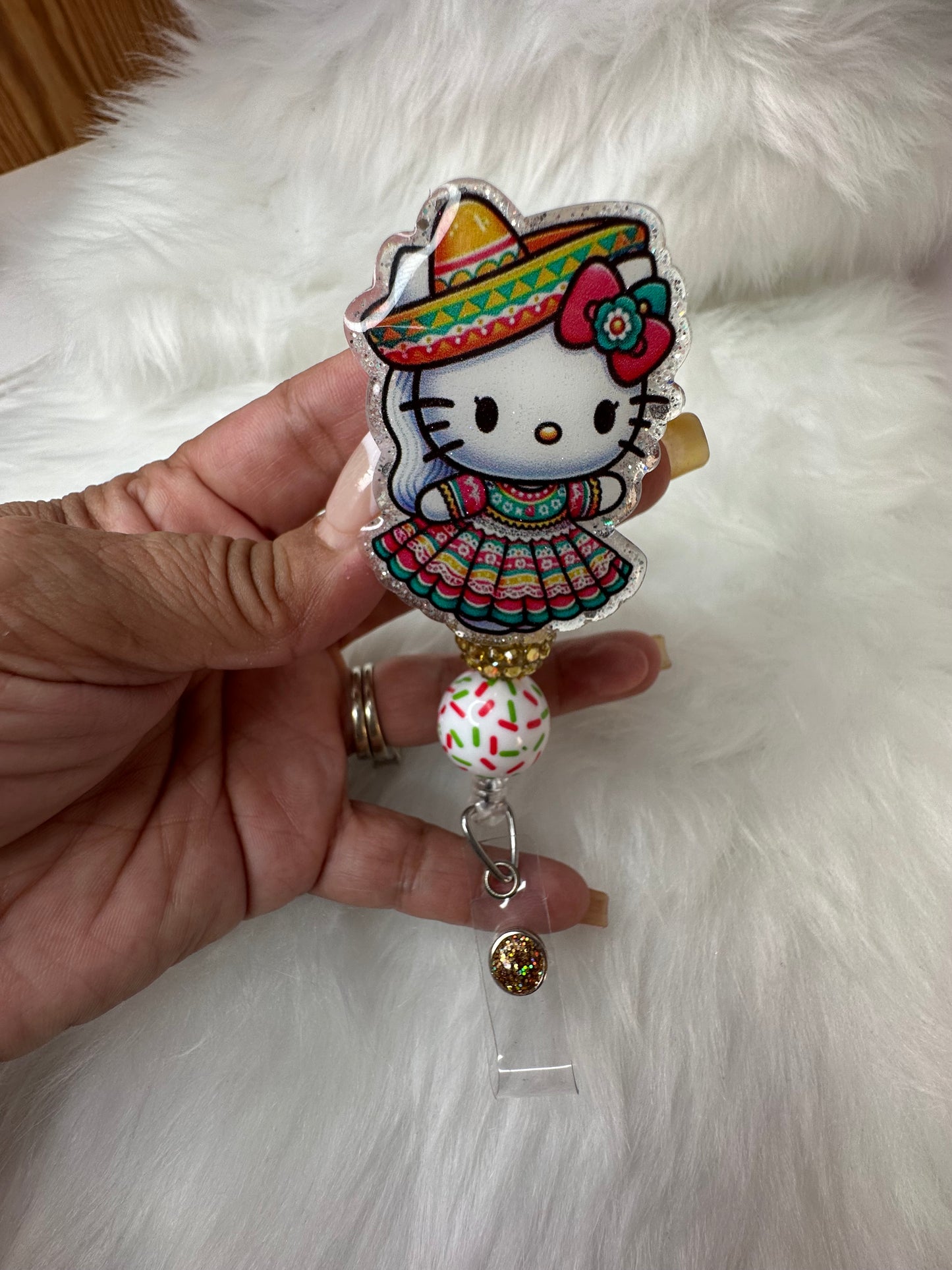 Kitty Cinco de Mayo Badge Reel