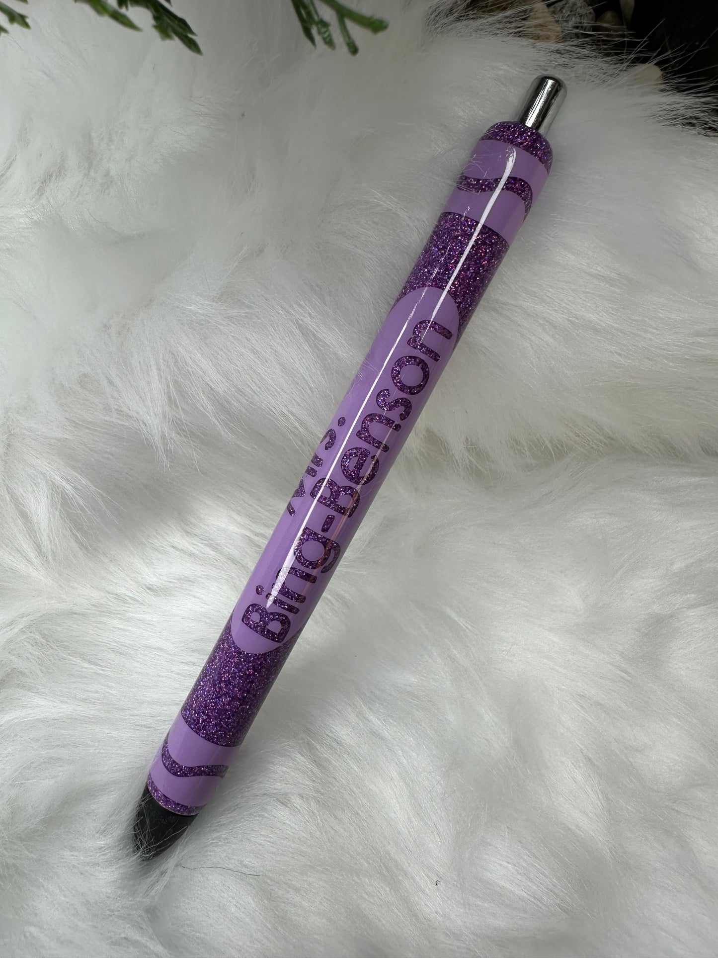 Crayon Epoxy Glitter Pen