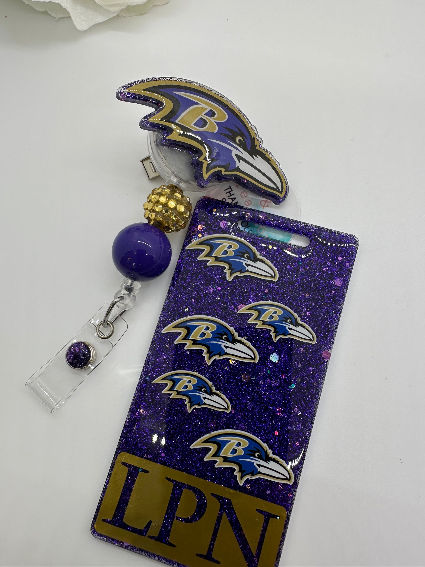 Purple Eagle Badge Buddy Set