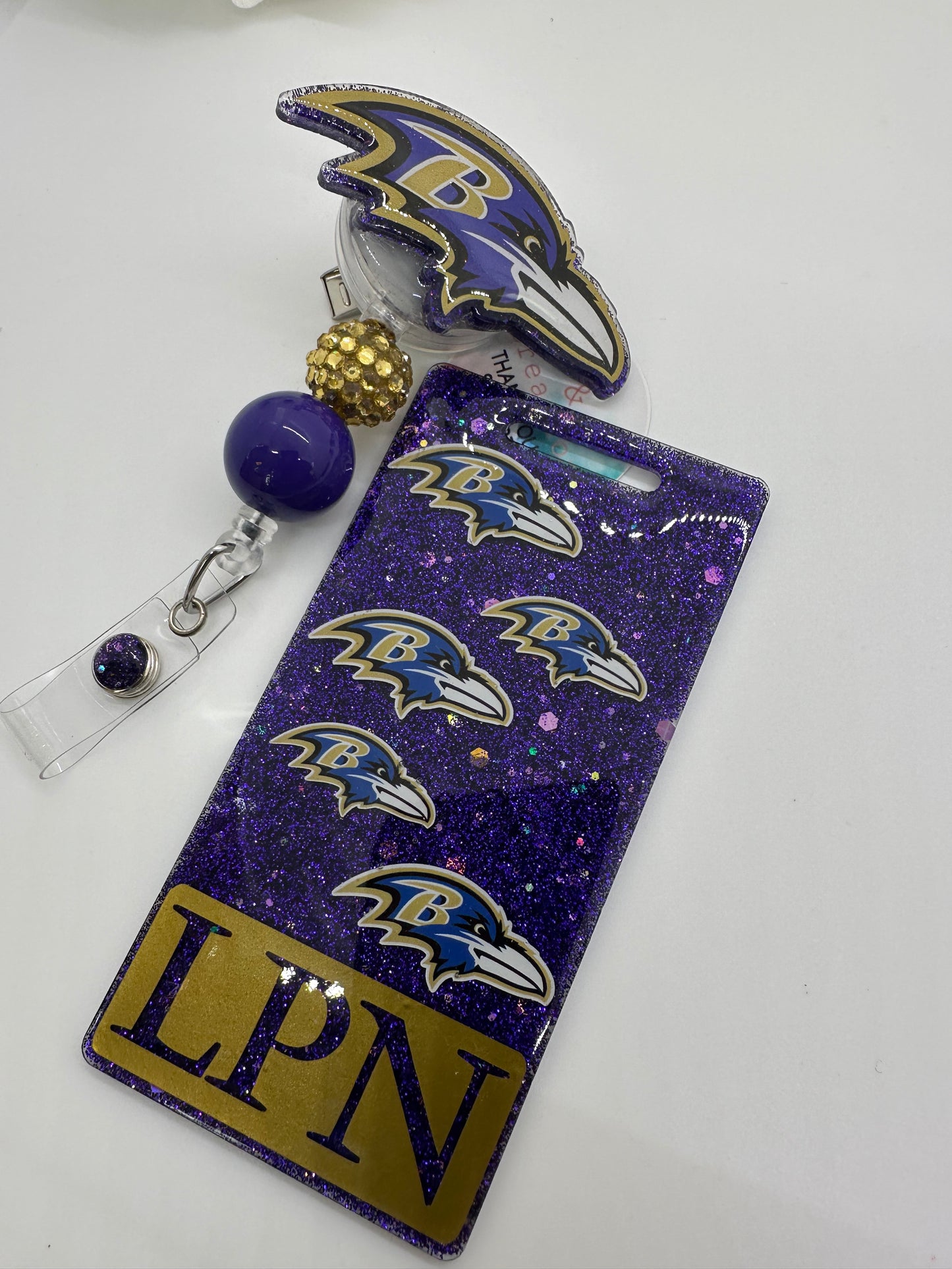Purple Eagle Badge Buddy Set
