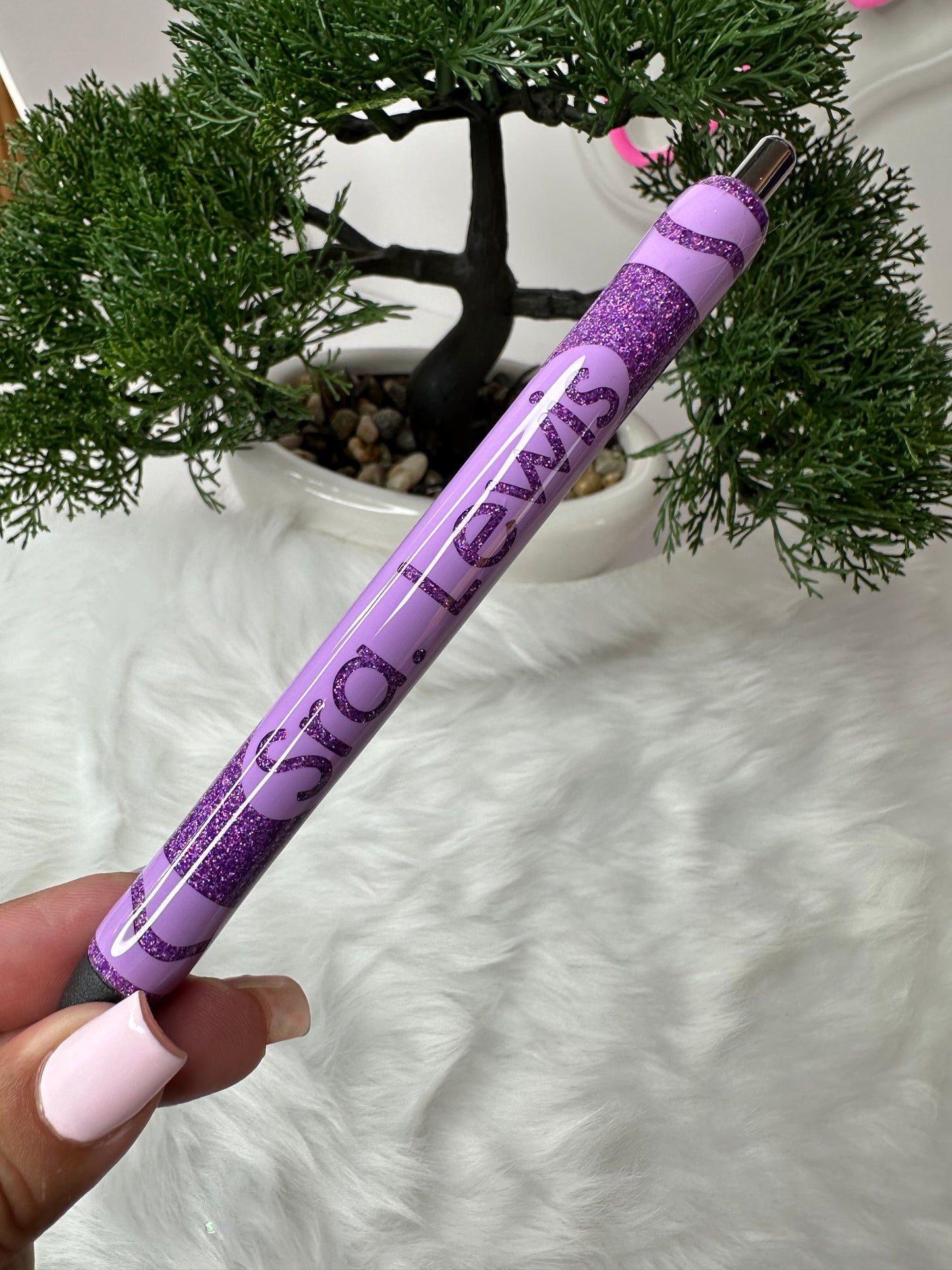 Crayon Epoxy Glitter Pen