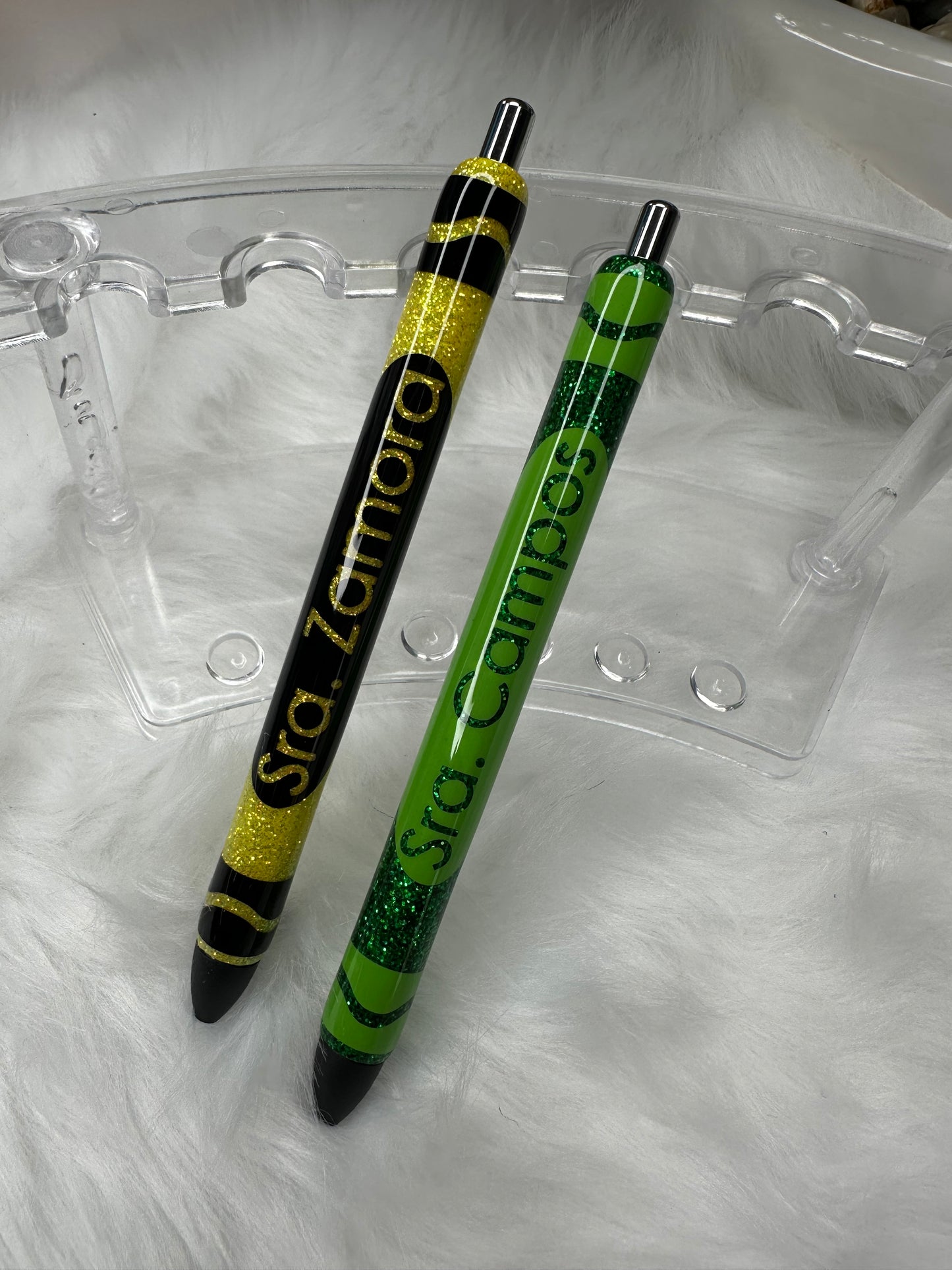 Crayon Epoxy Glitter Pen