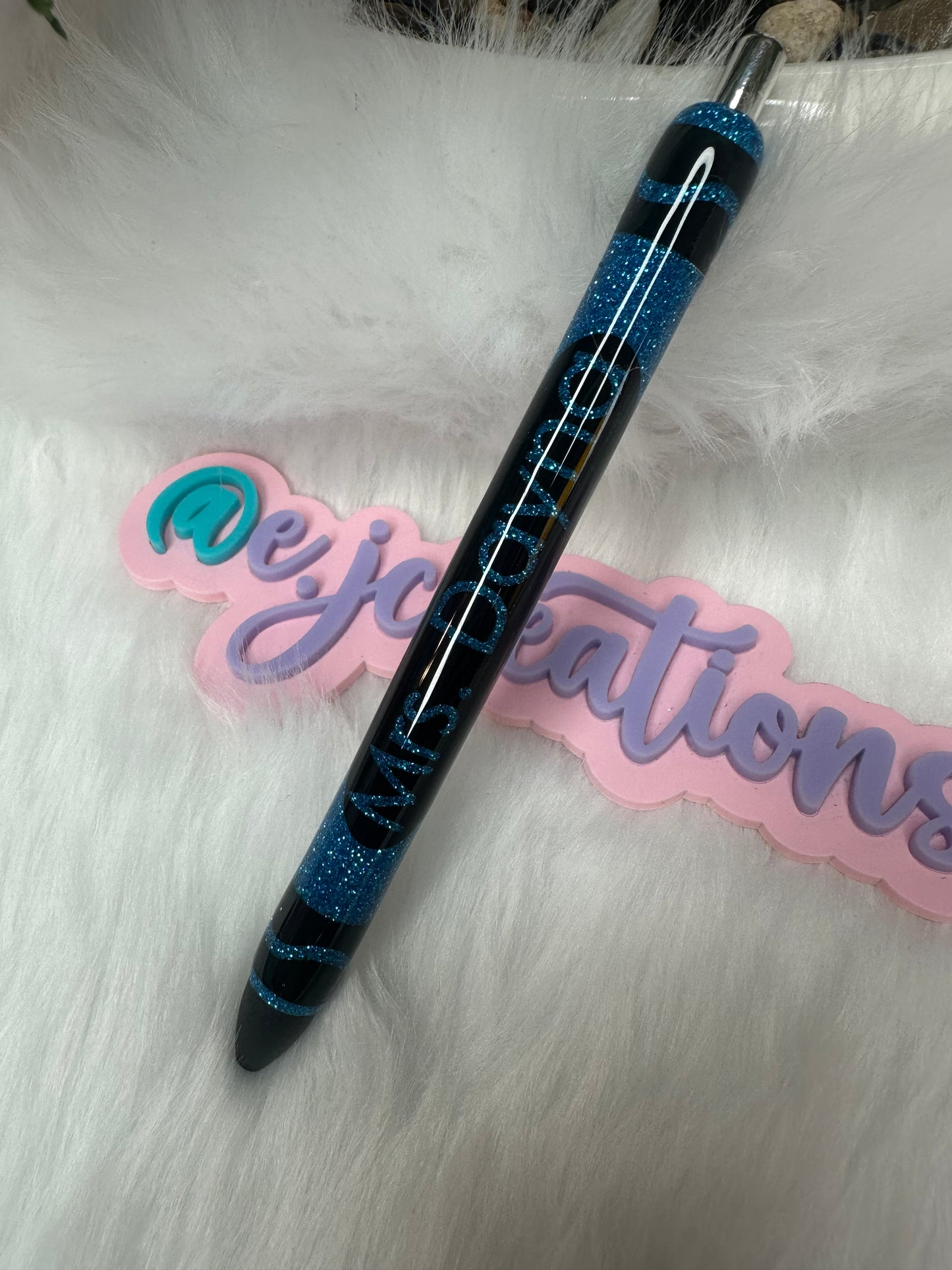Crayon Epoxy Glitter Pen