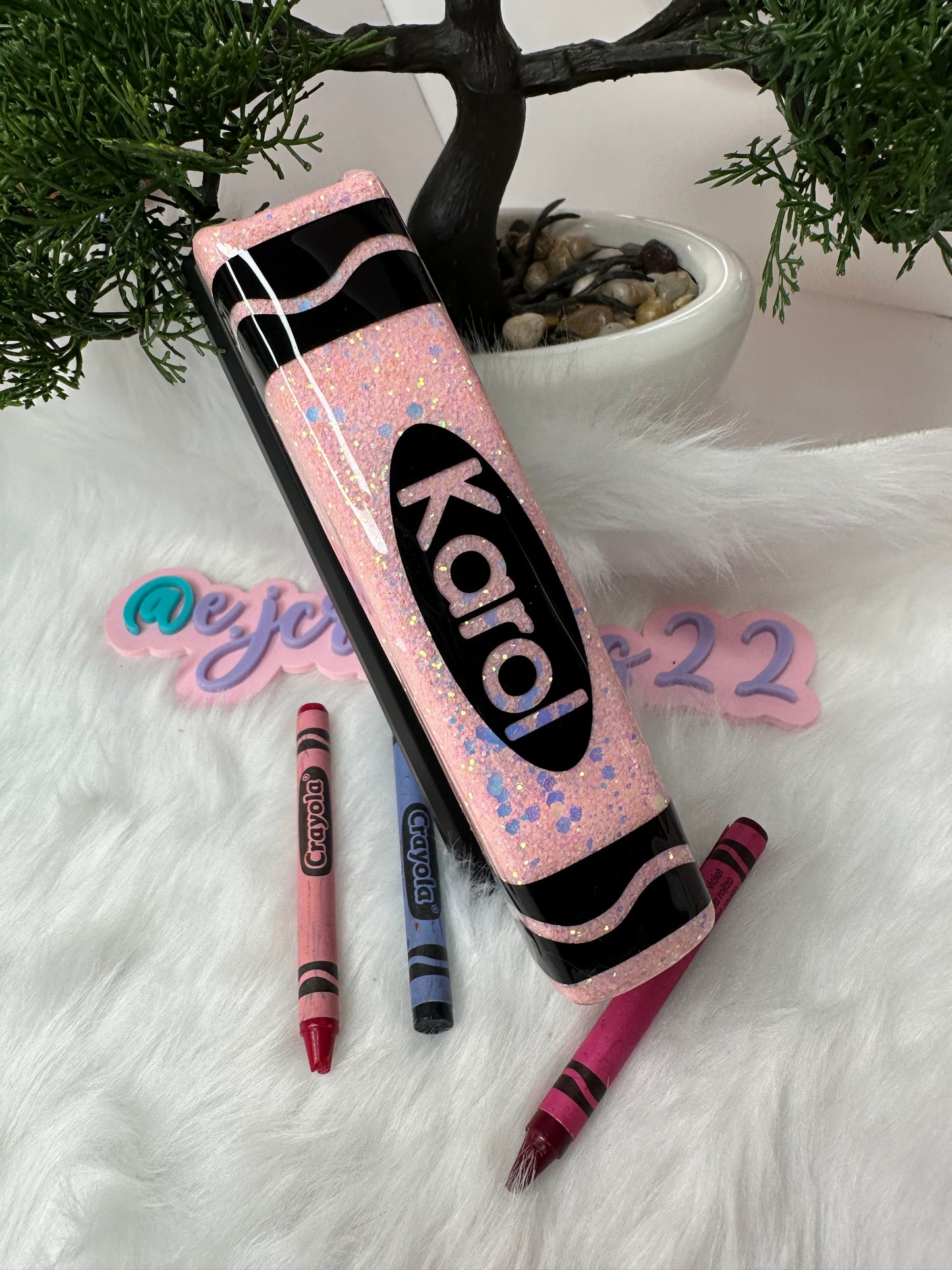 Personalize Epoxy Glitter Stapler
