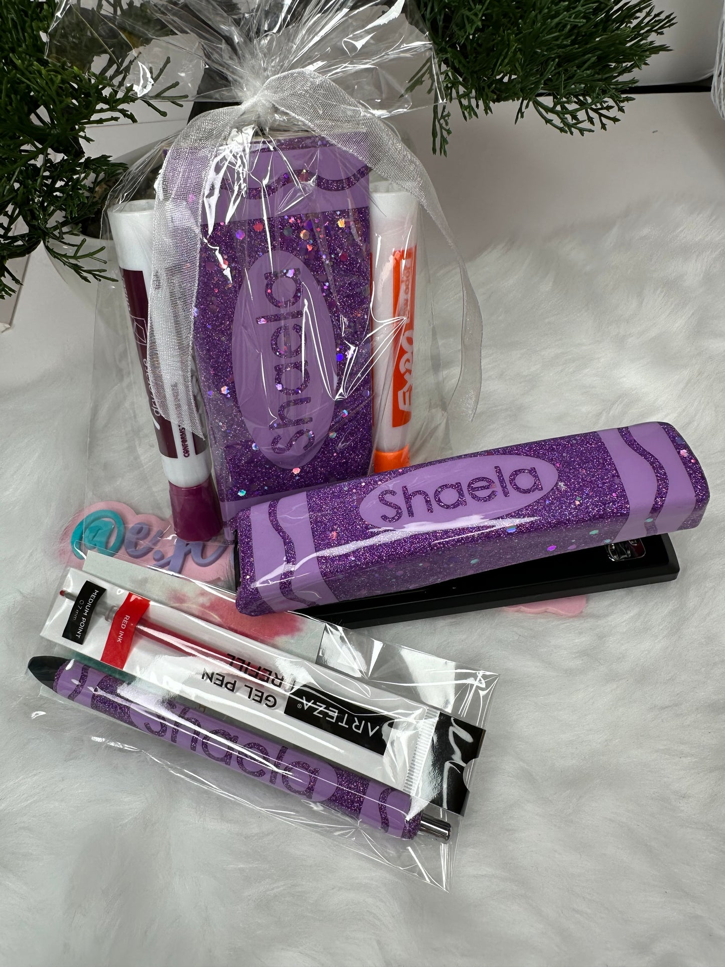 Personalize Epoxy Glitter Stapler