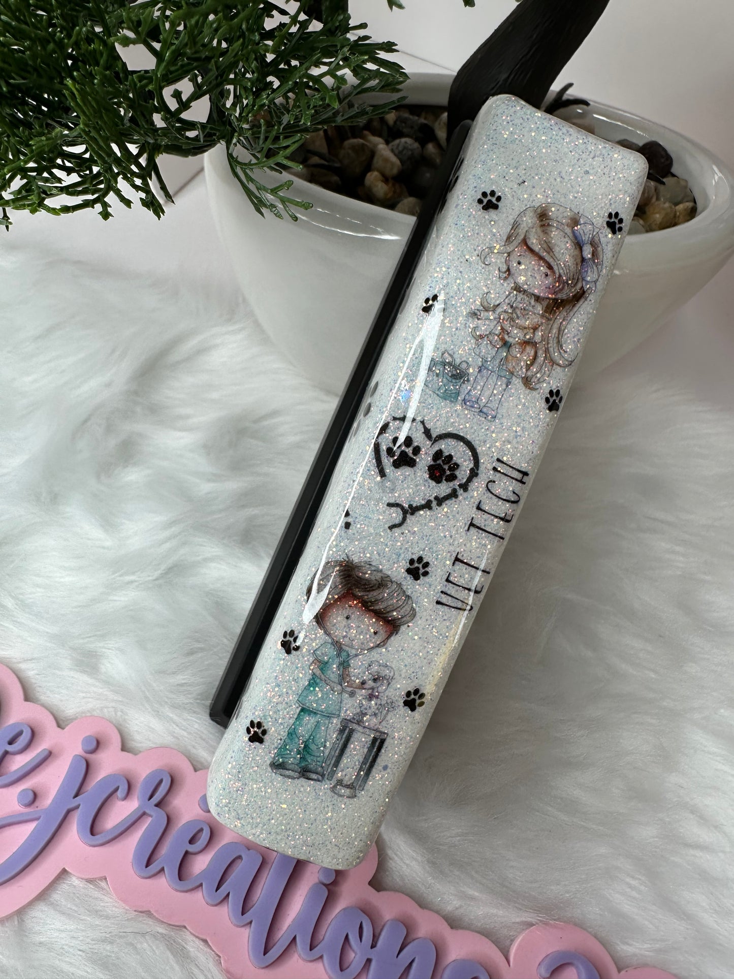 Vet Tech Epoxy Glitter Stapler