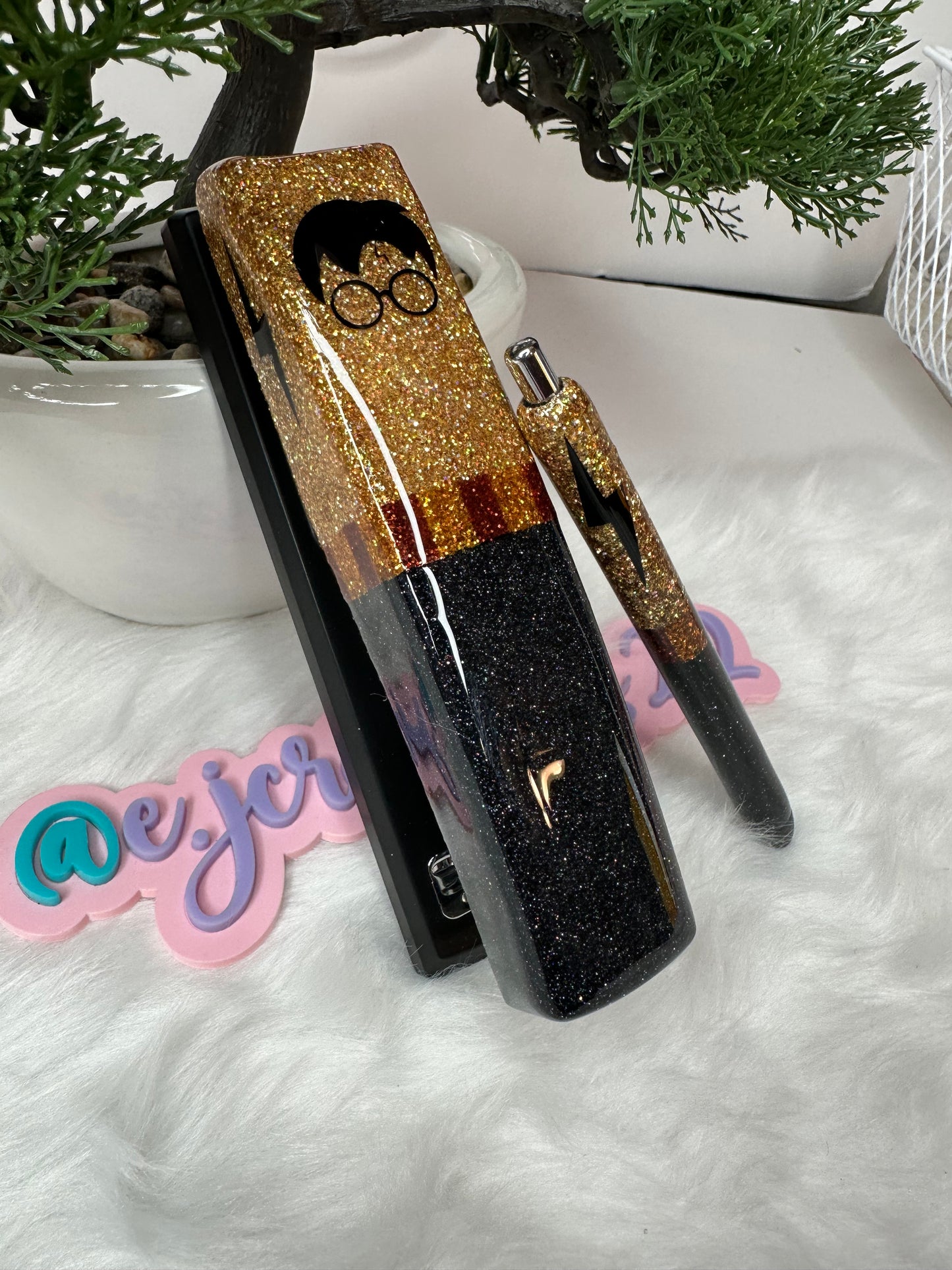 Wizard Epoxy Glitter Stapler