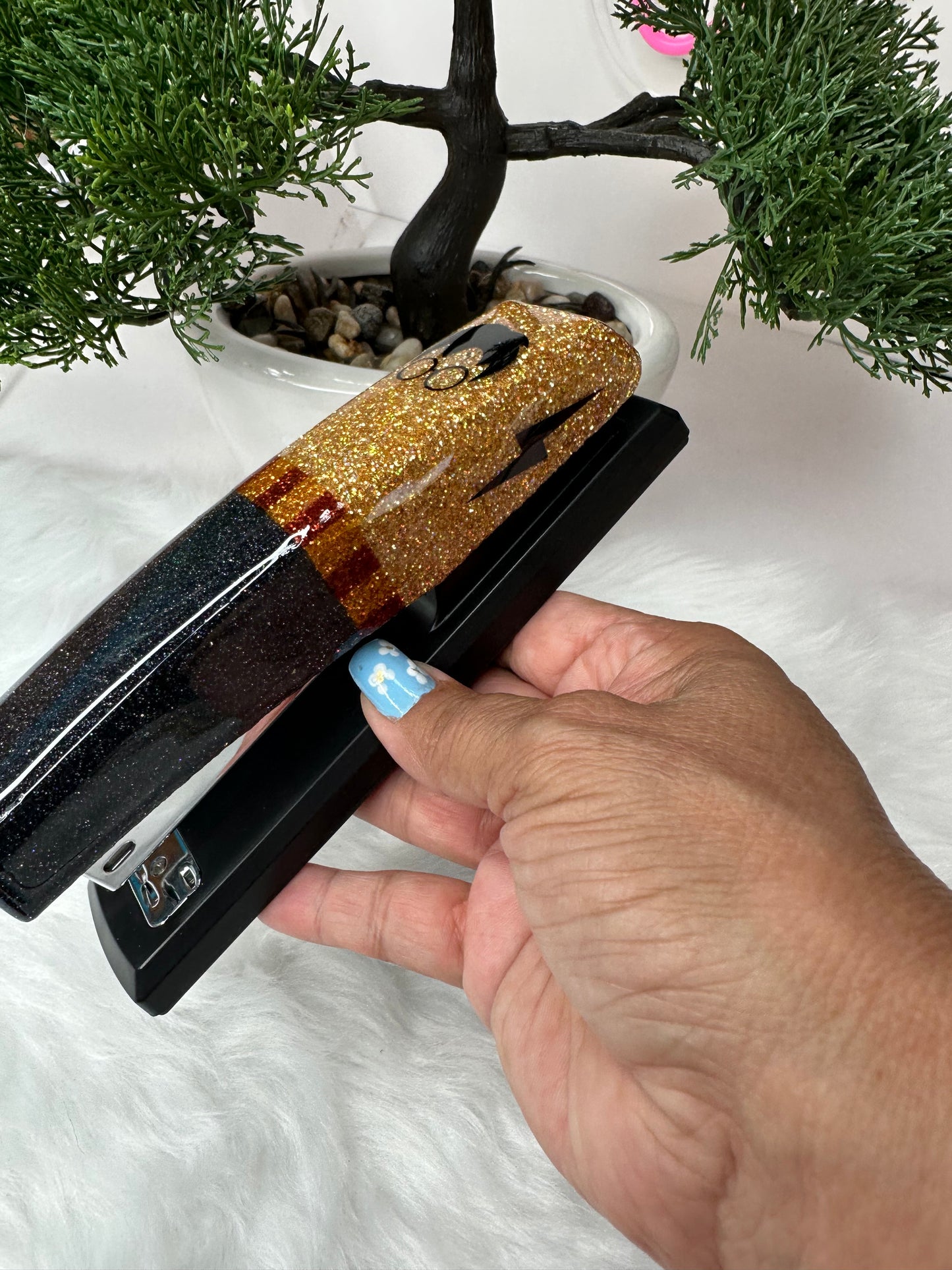 Wizard Epoxy Glitter Stapler