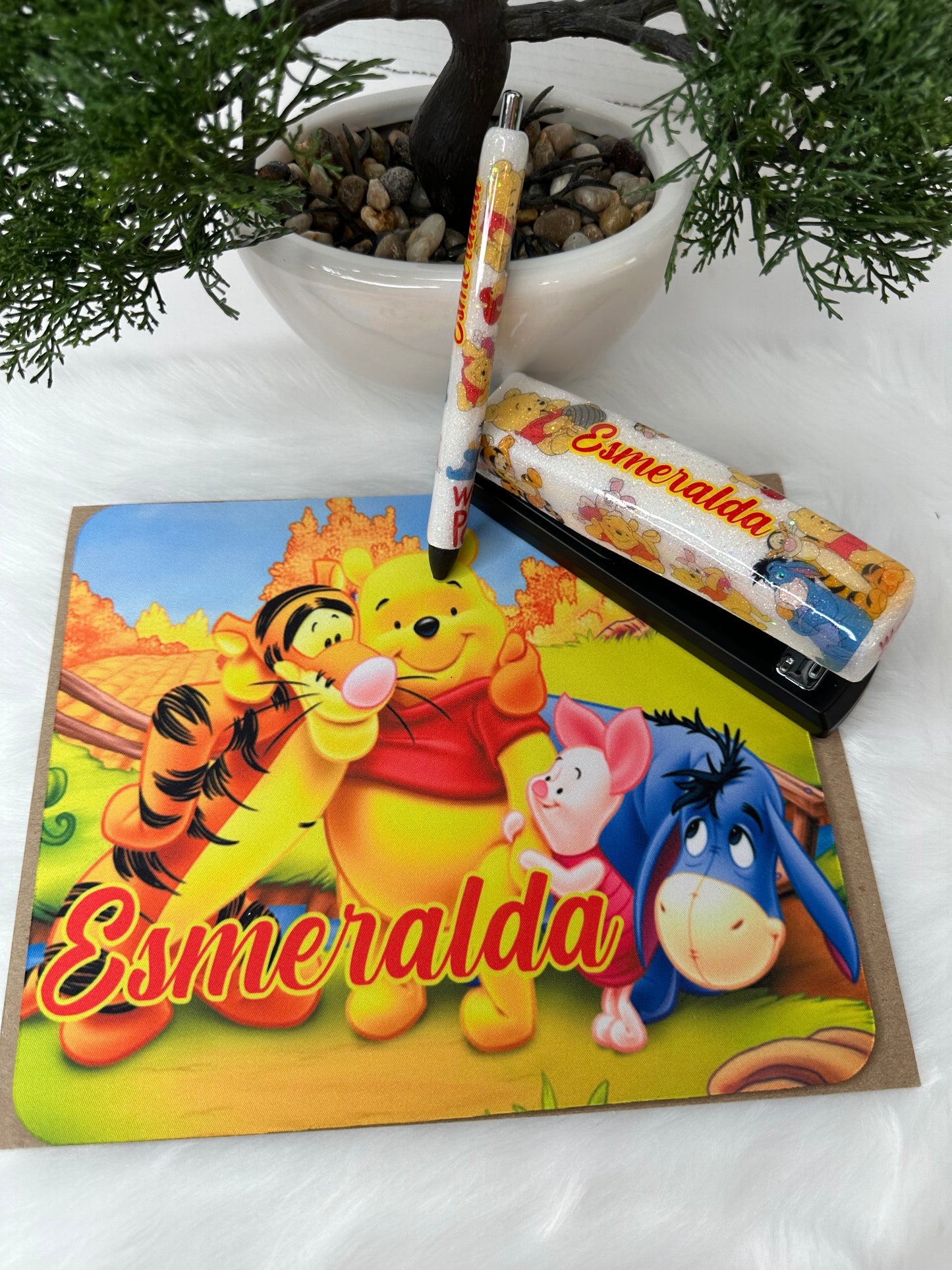 Pooh Bear and Friends Stapler Set