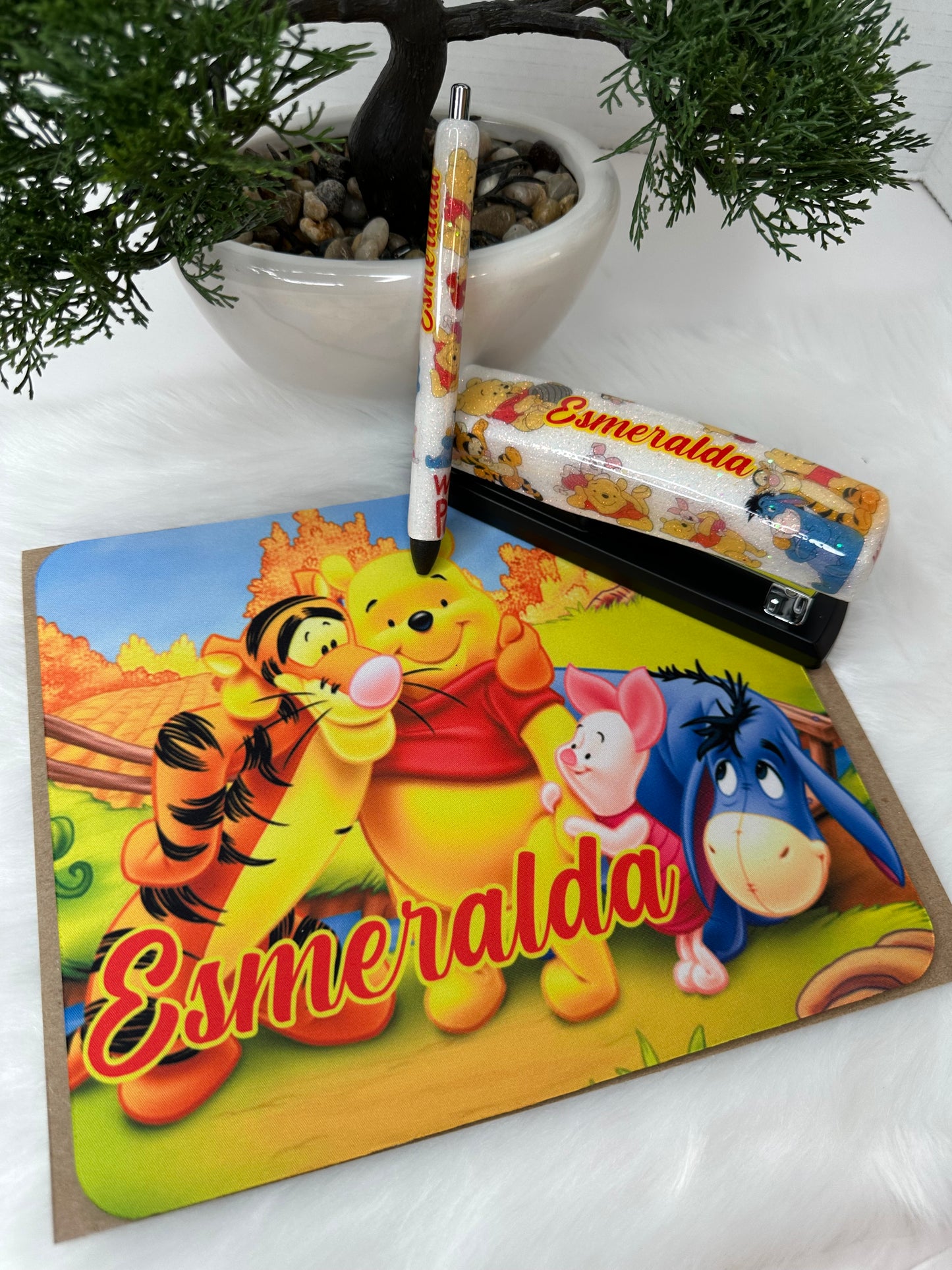 Pooh Bear and Friends Stapler Set