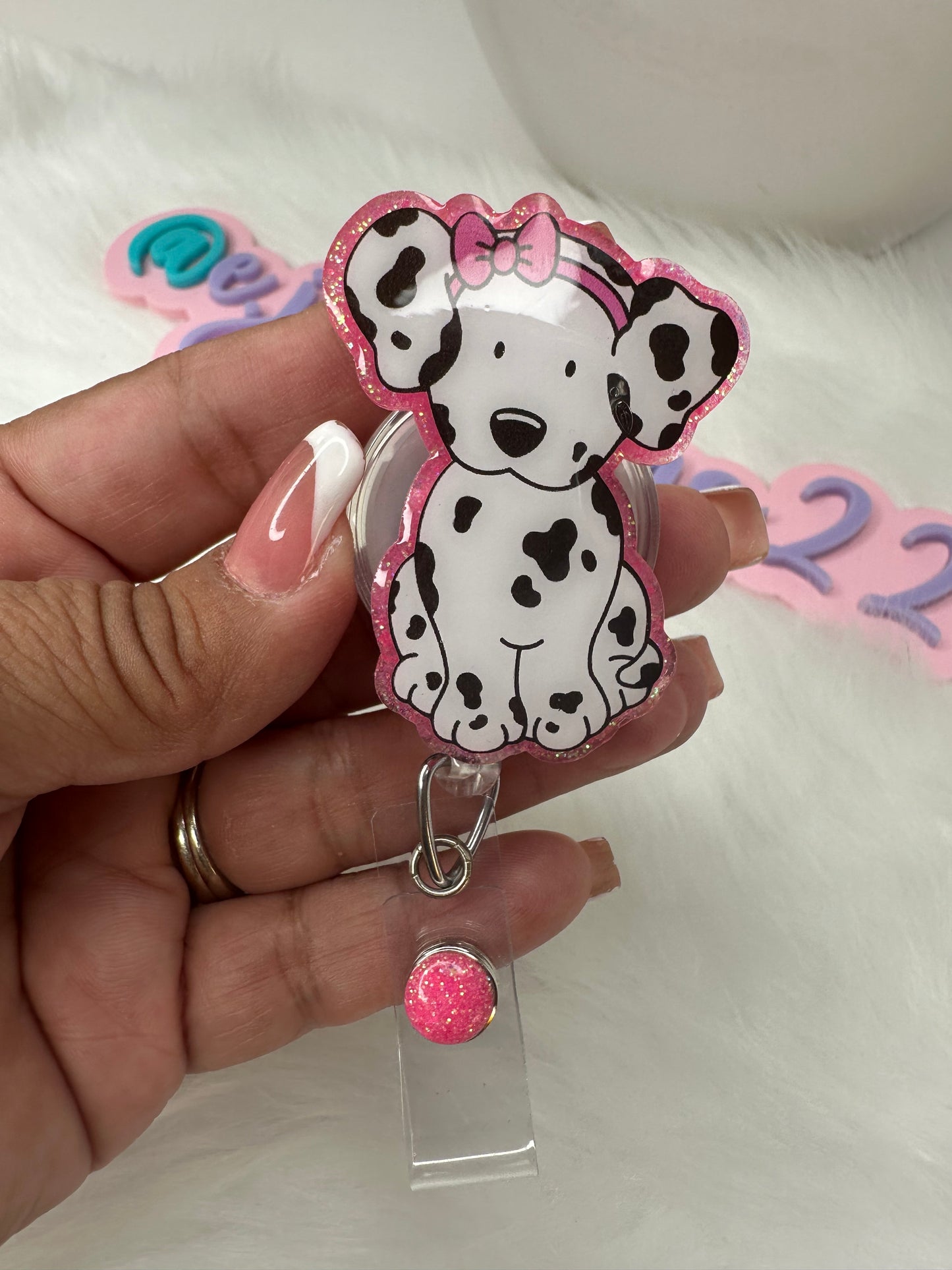 Spottie Dottie Badge Reel