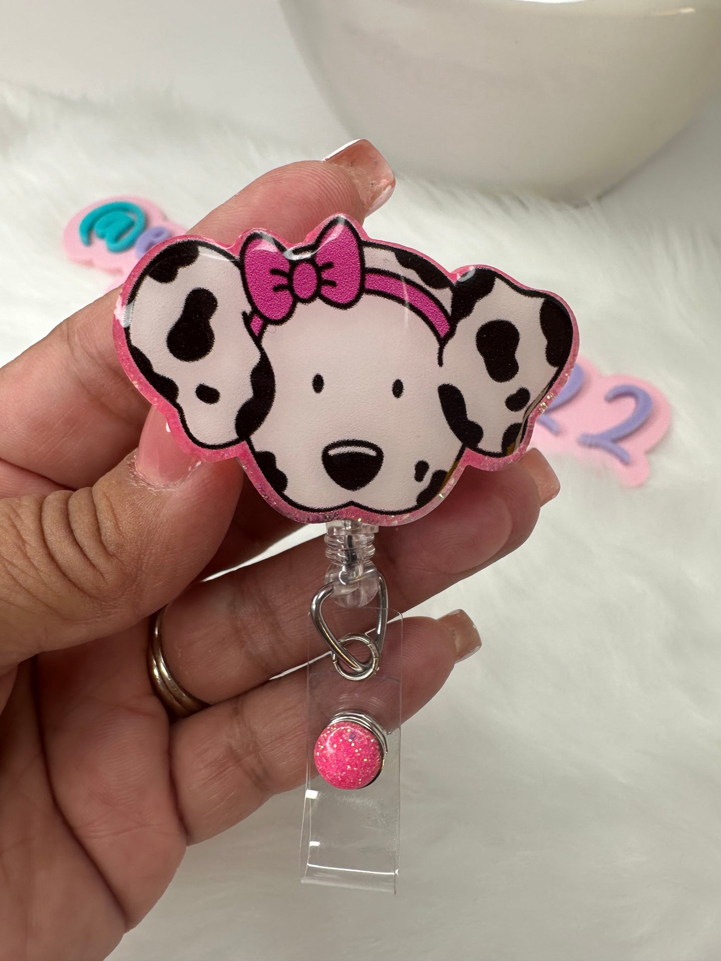 Spottie Dottie Badge Reel