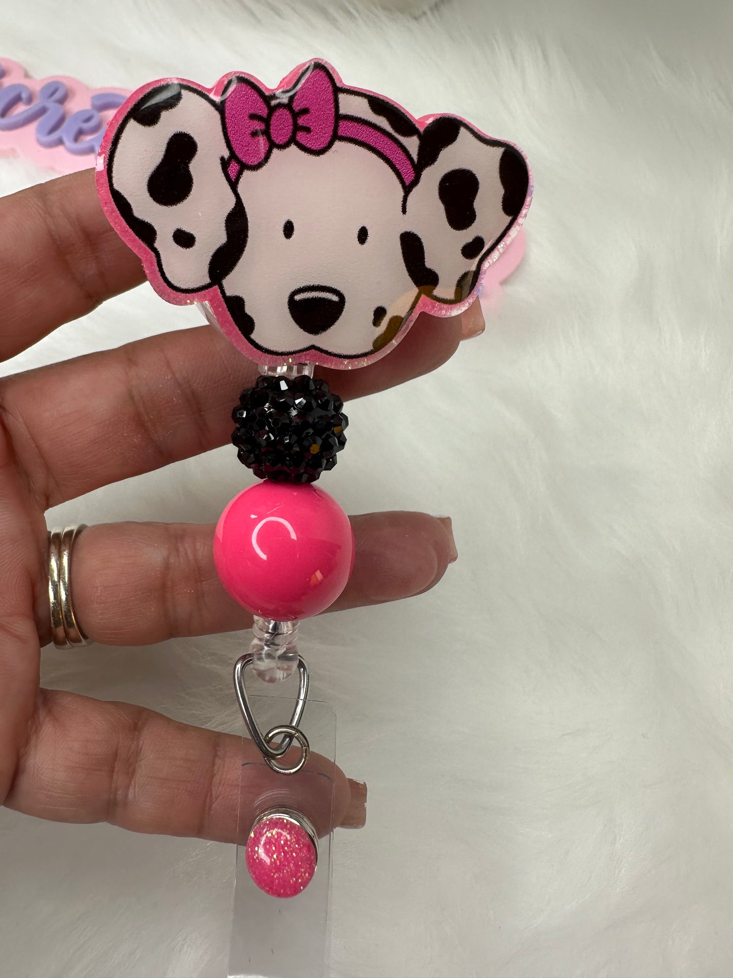 Spottie Dottie Badge Reel
