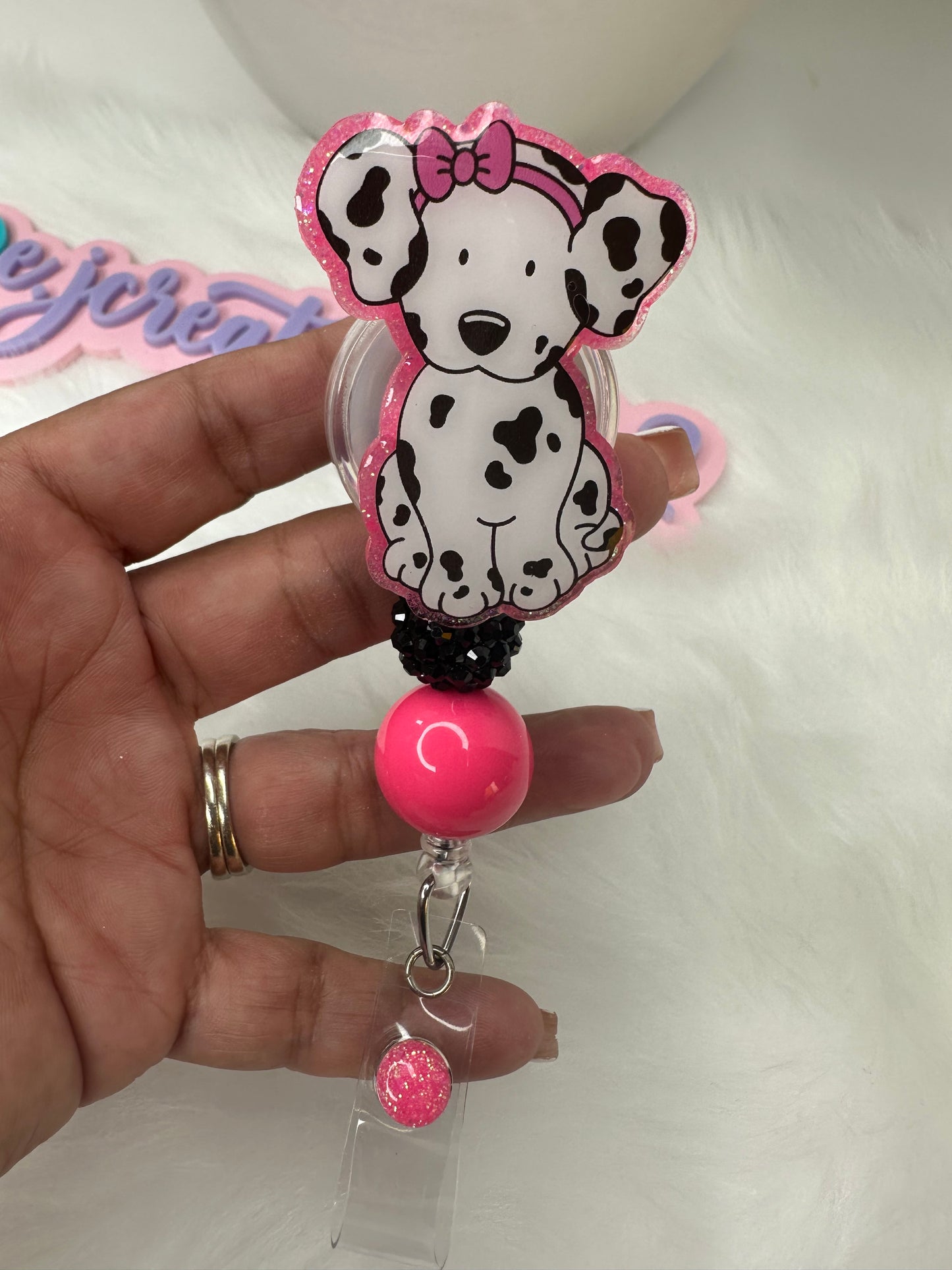 Spottie Dottie Badge Reel