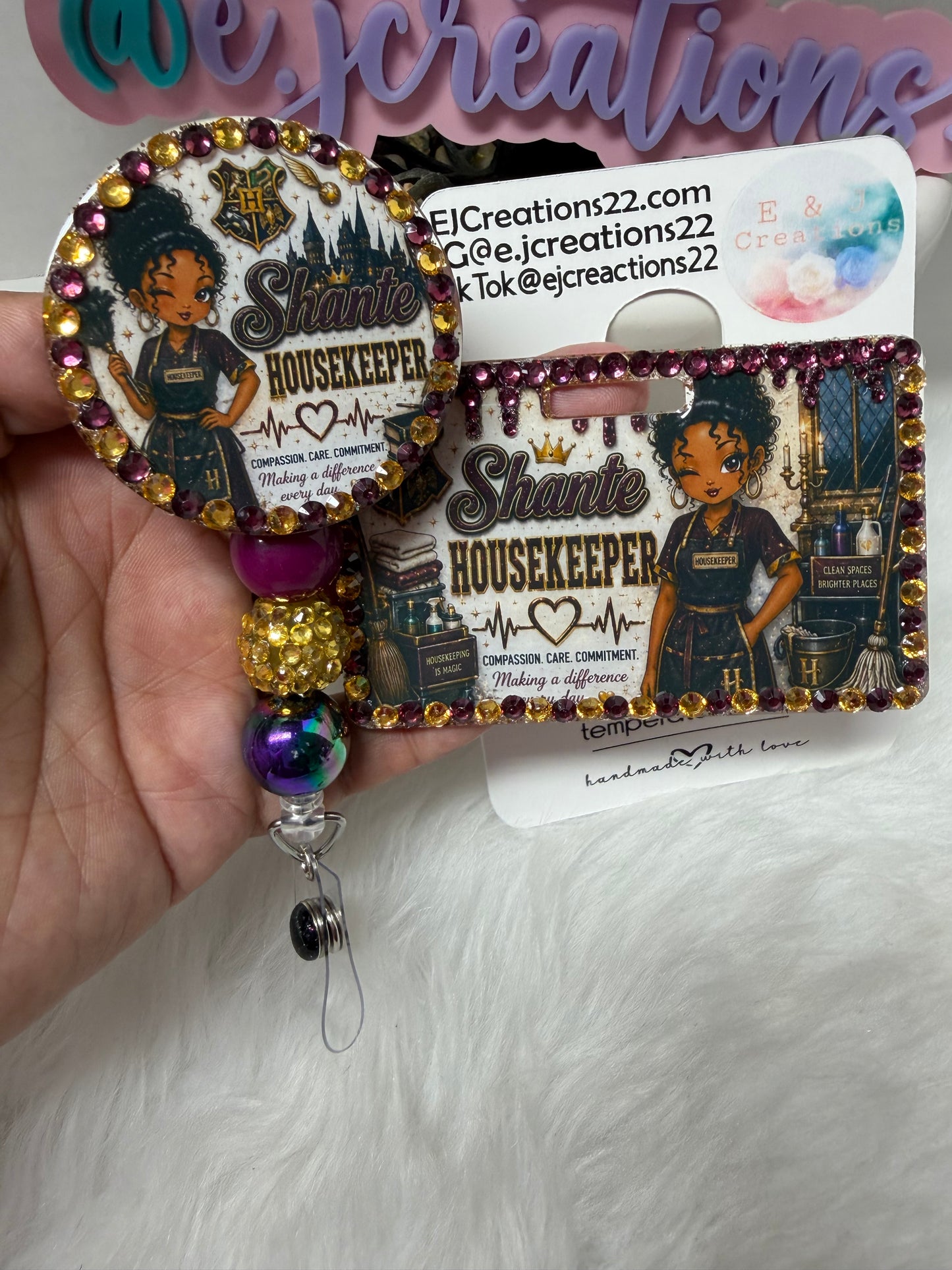 Bedazzle Wizard ID Badge Set