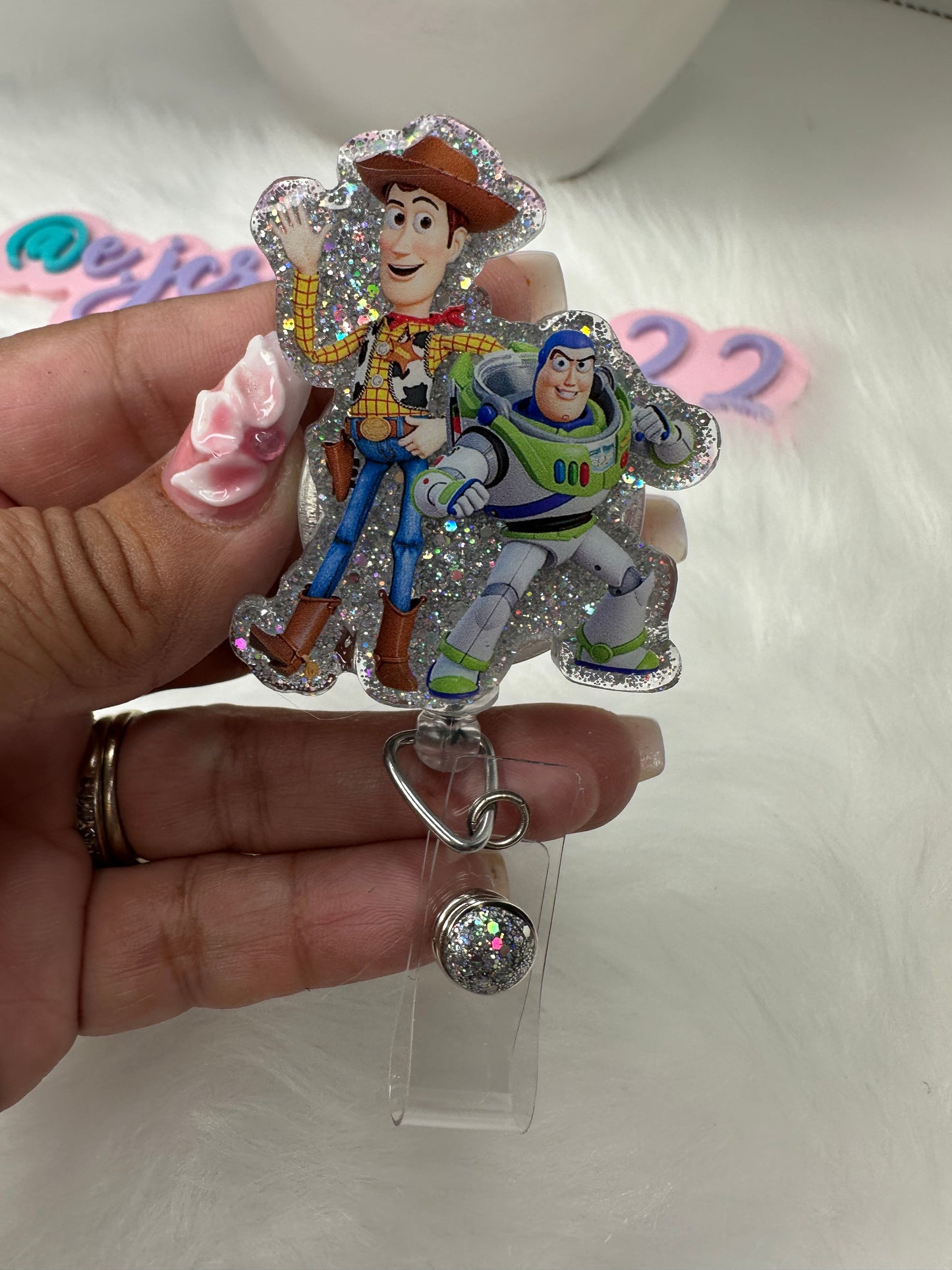 Woody and Buzz Badge Reel