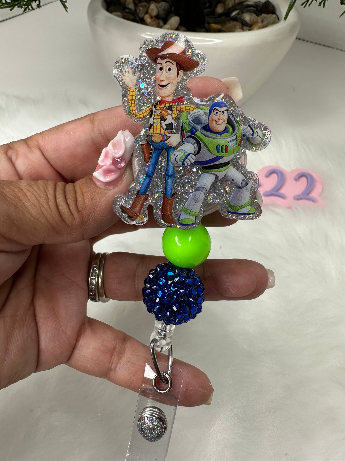 Woody and Buzz Badge Reel
