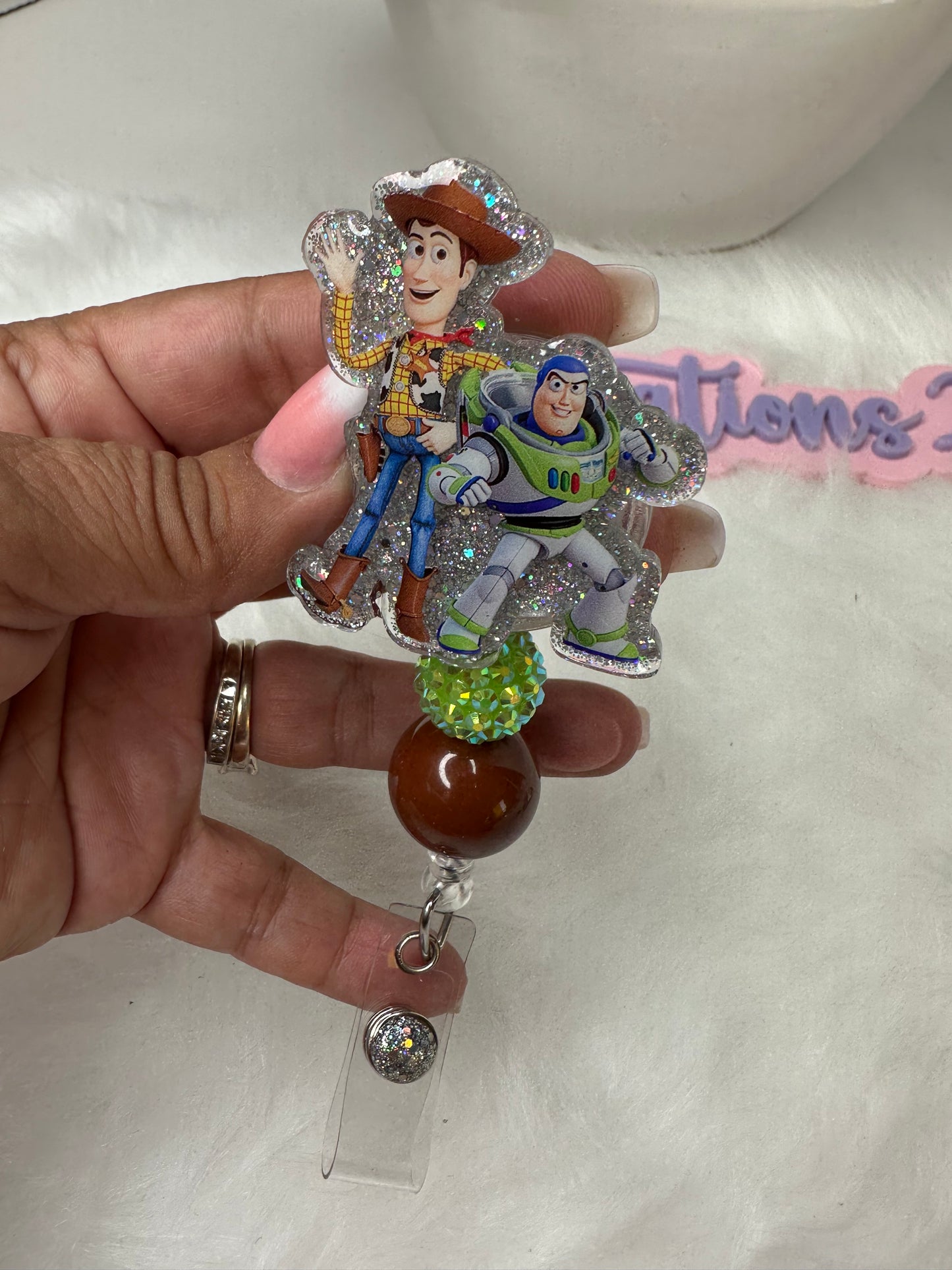 Woody and Buzz Badge Reel