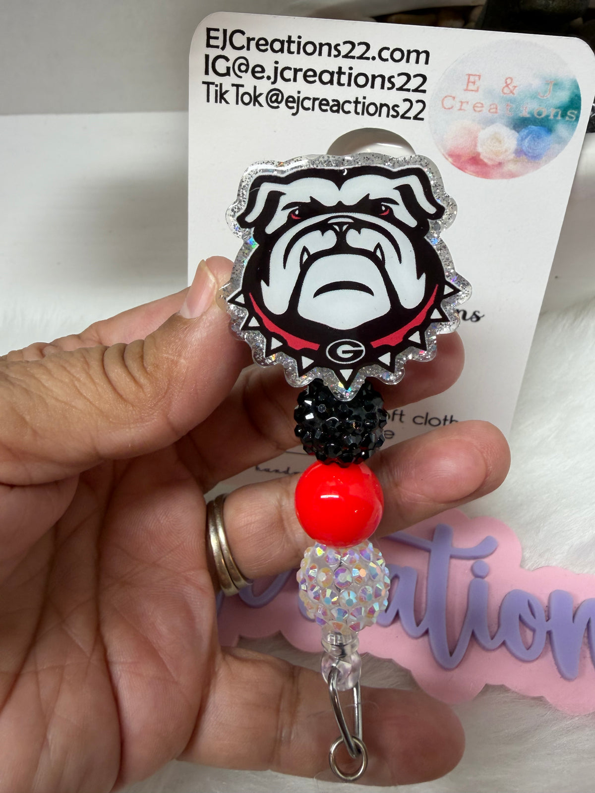 GA Bulldogs Badge Reel