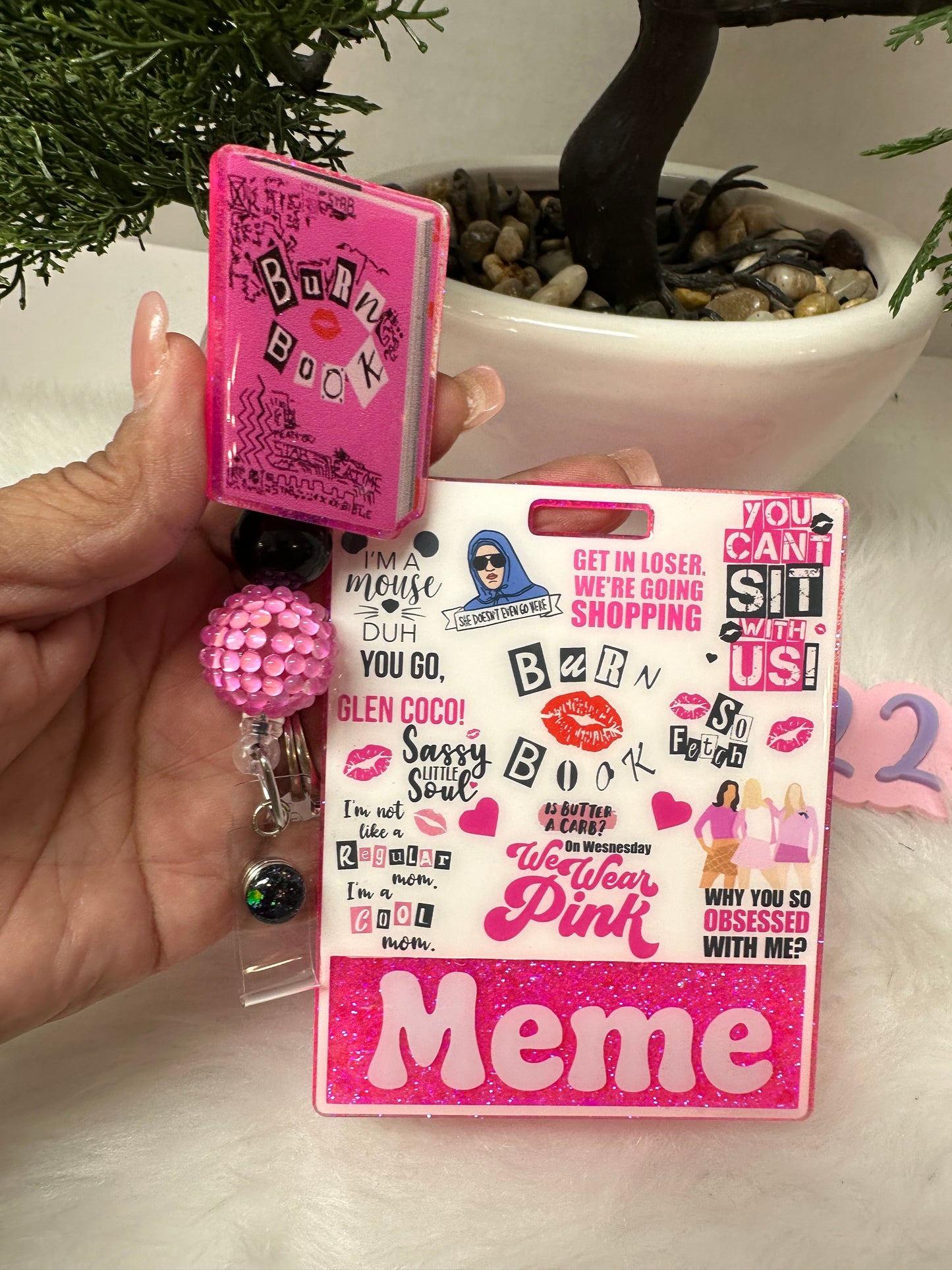 Burn Book Badge Buddy Set