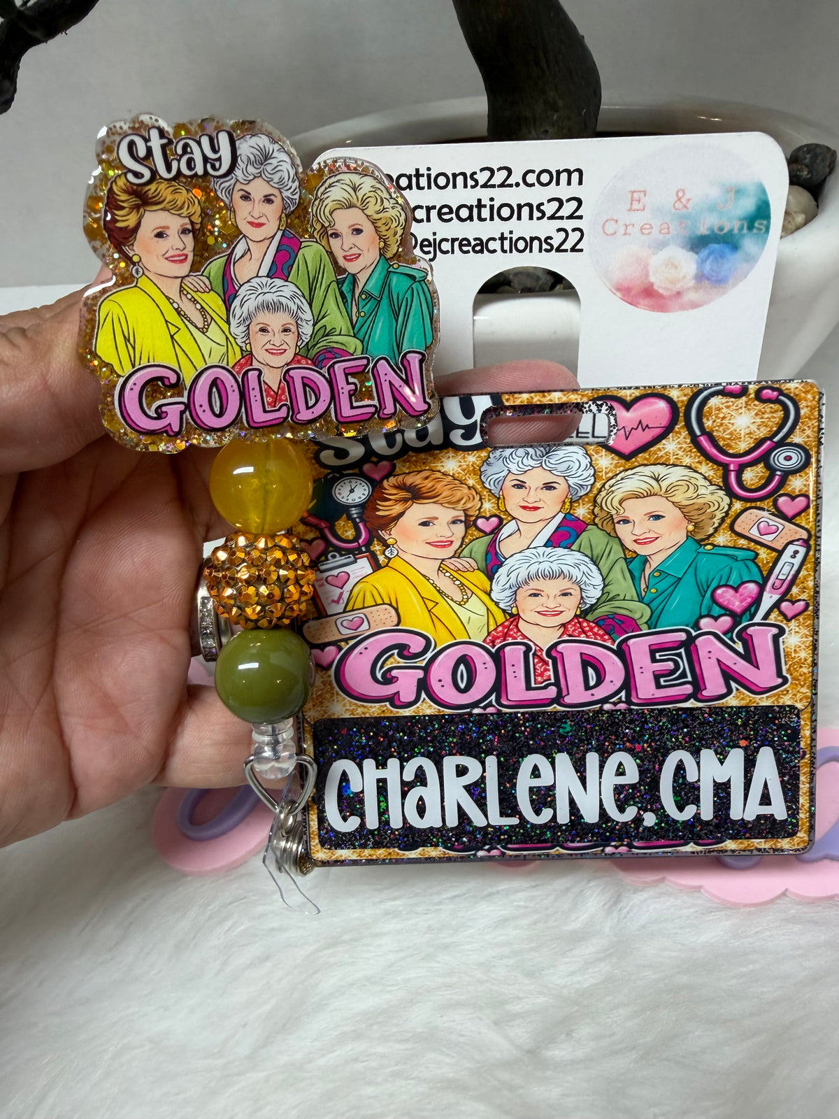 Golden Friends Badge Buddy Set