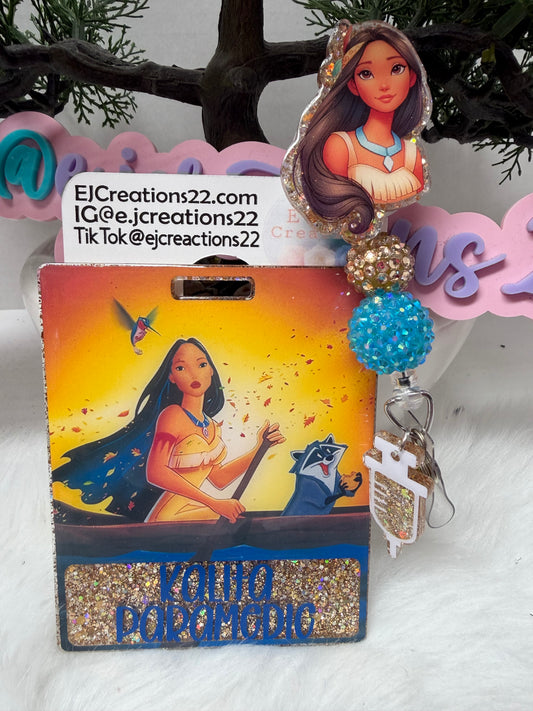 Native American Princess Badge Buddy Set