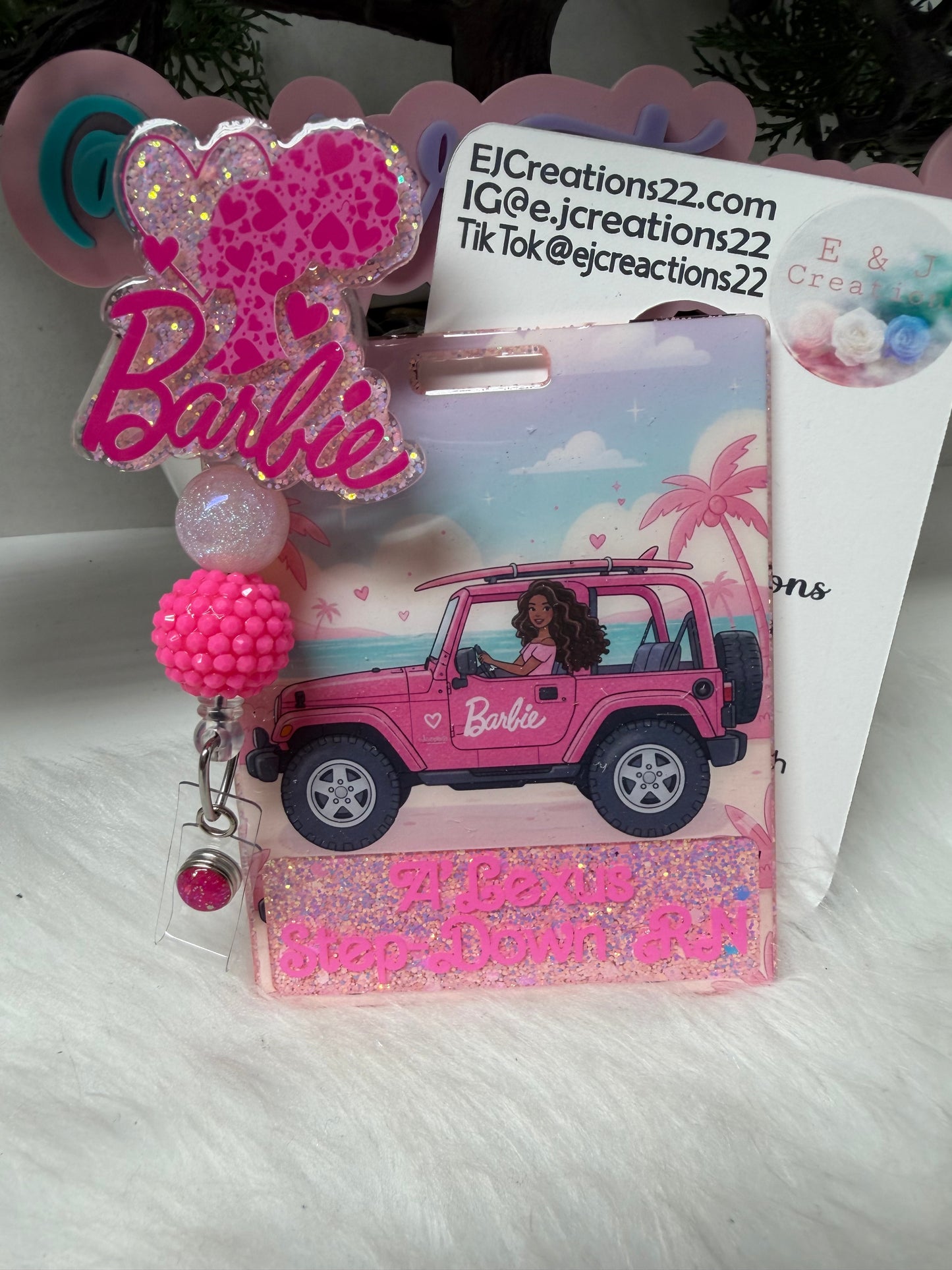 Afro Classy Doll Badge Buddy Set