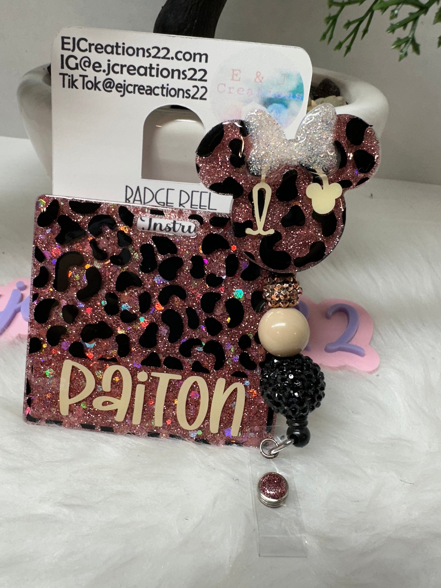 Leopard Badge Buddy Set