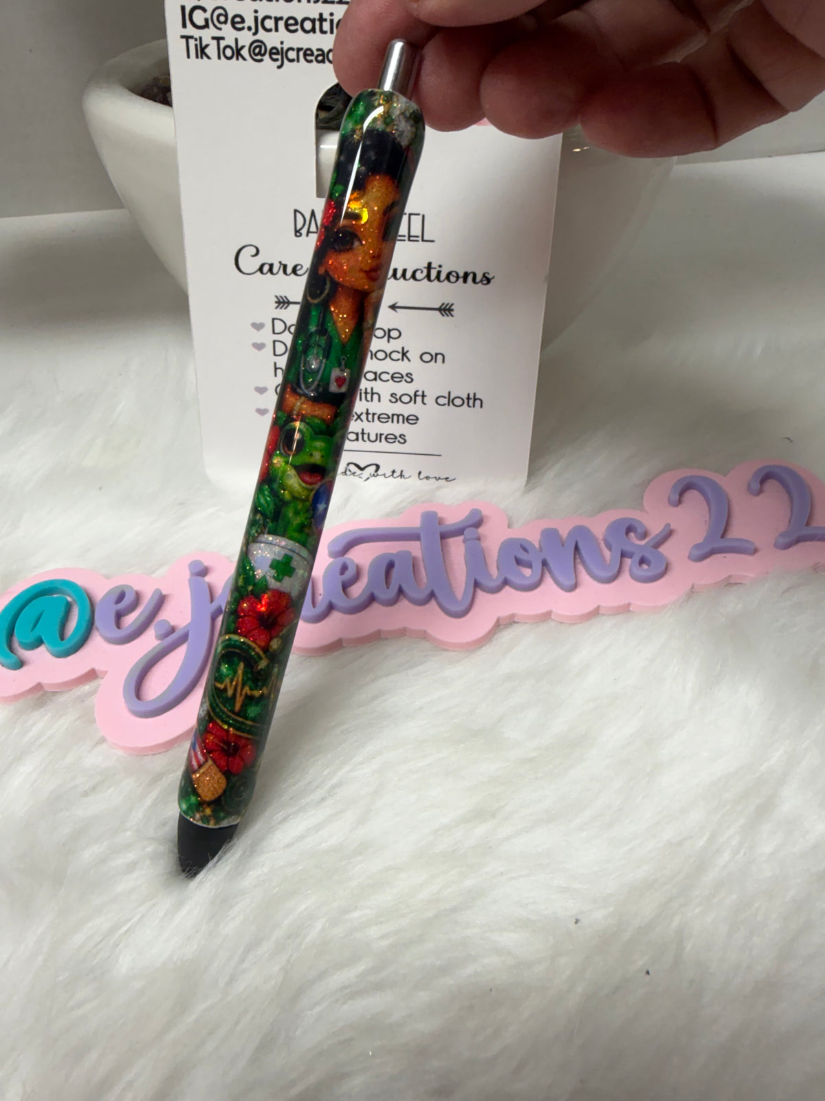 PR Bedazzled Name Badge