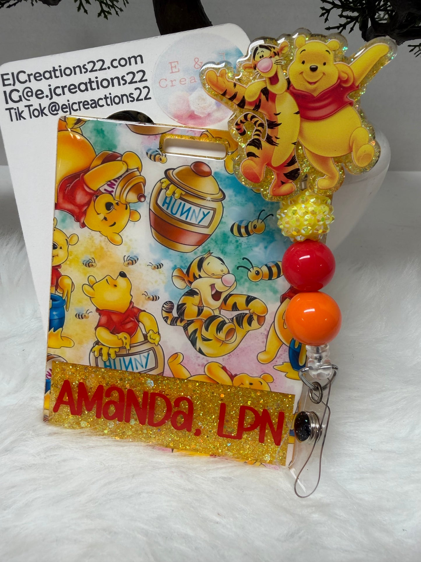 Bear and Tiger Badge Buddy Set
