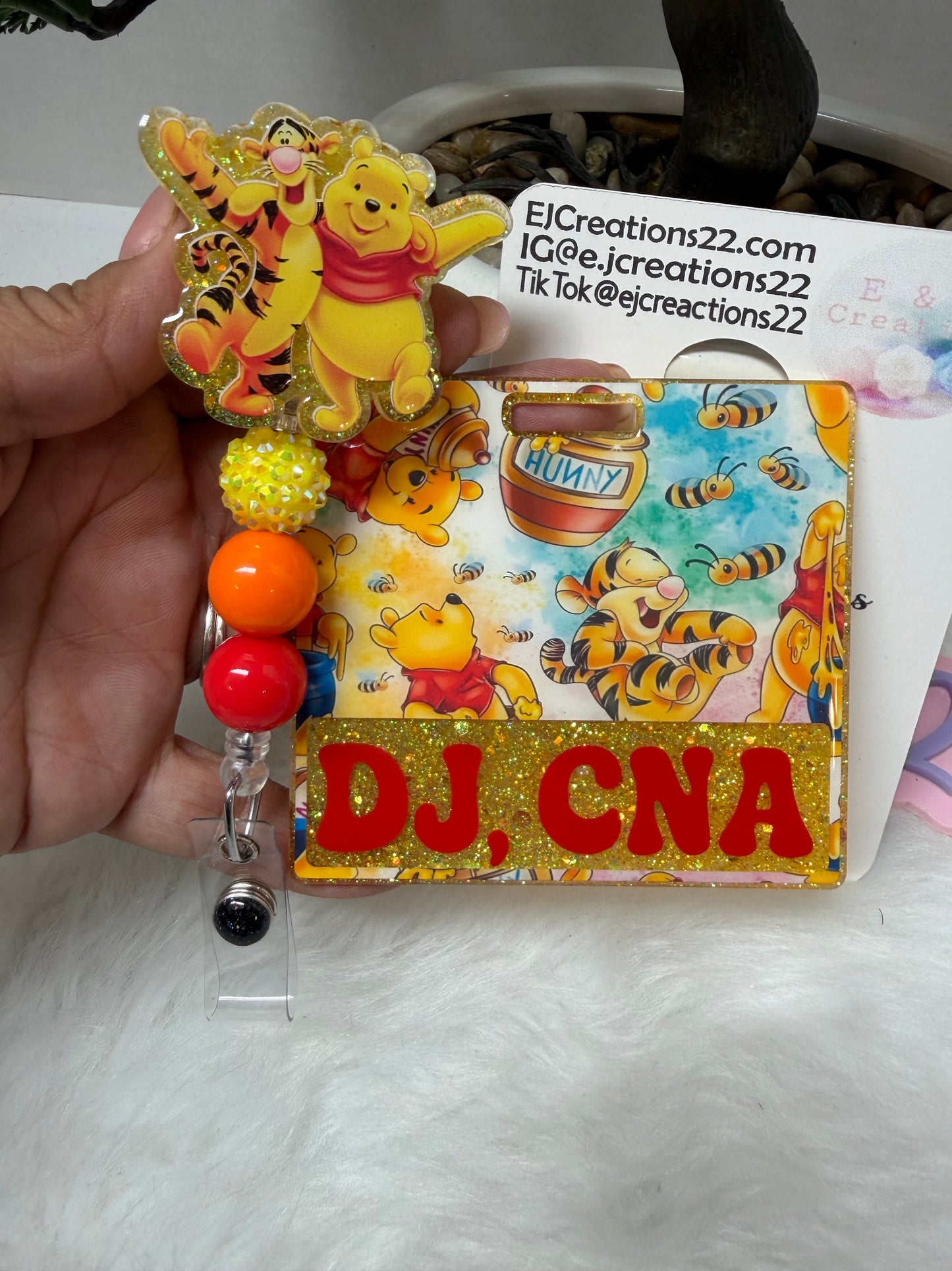 Bear and Tiger Badge Buddy Set