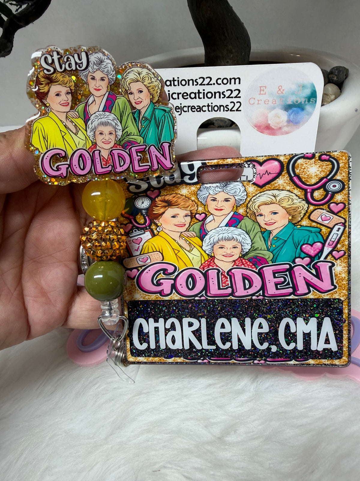 Golden Friends Badge Buddy Set