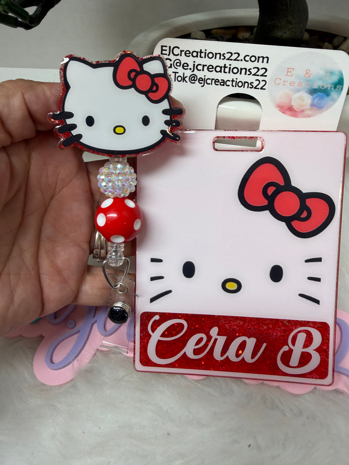 Red HK Badge Buddy Set