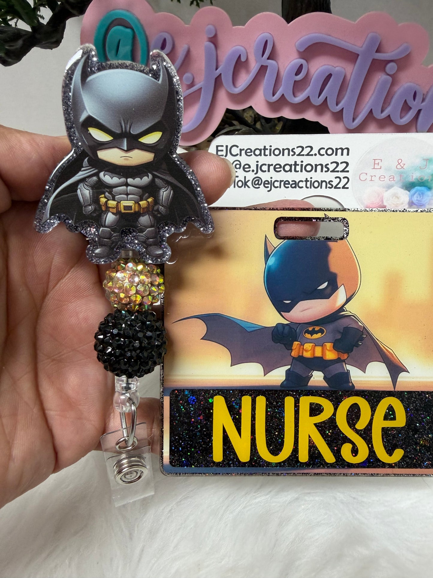 Baby Batman Badge Buddy Set